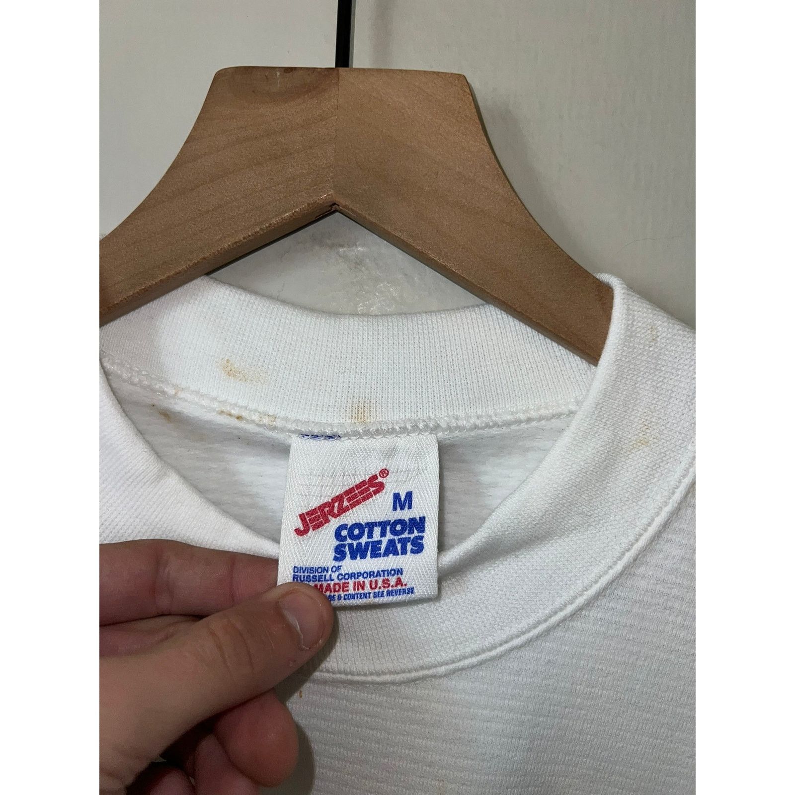 Jerzees Vintage Santa Fe Sweatshirt New Mexico Crewneck STAINED 90s Size US M / EU 48-50 / 2 - 7 Thumbnail