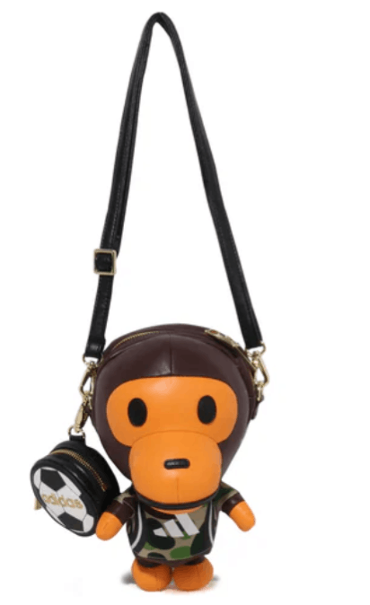Adidas × Bape Bape Adidas Baby Milo Leather Bag Size ONE SIZE - 1 Thumbnail
