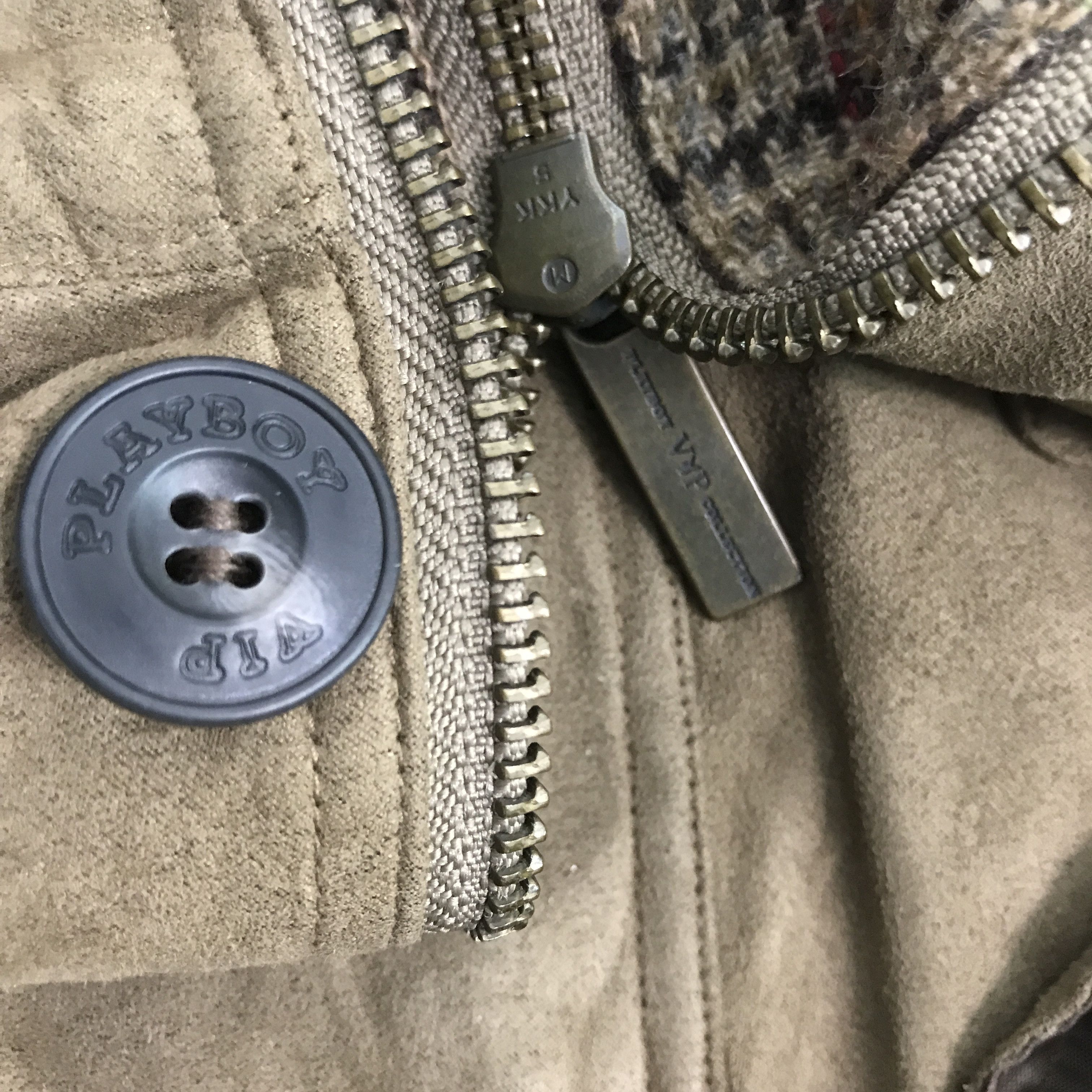 Playboy × Vintage Vintage Playboy Collection Bomber style Brown Jacket Size US M / EU 48-50 / 2 - 13 Thumbnail