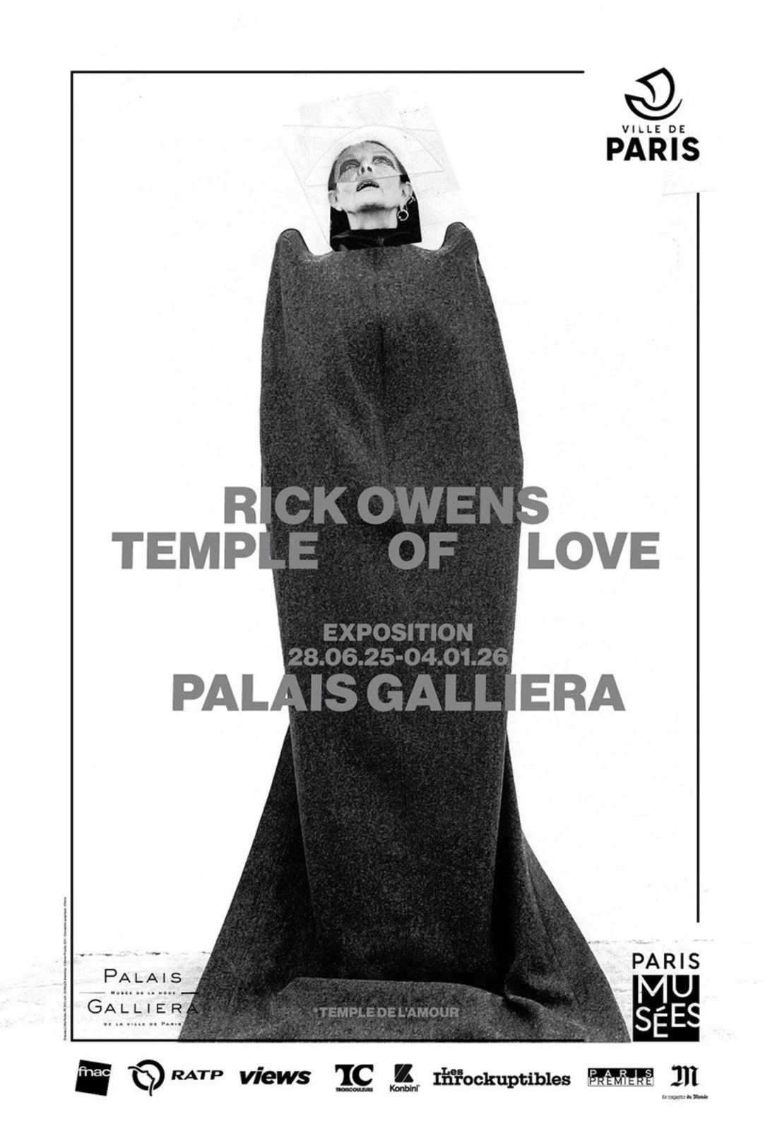 Rick Owens Rick Owens temple of love poster Size ONE SIZE - 1 Thumbnail