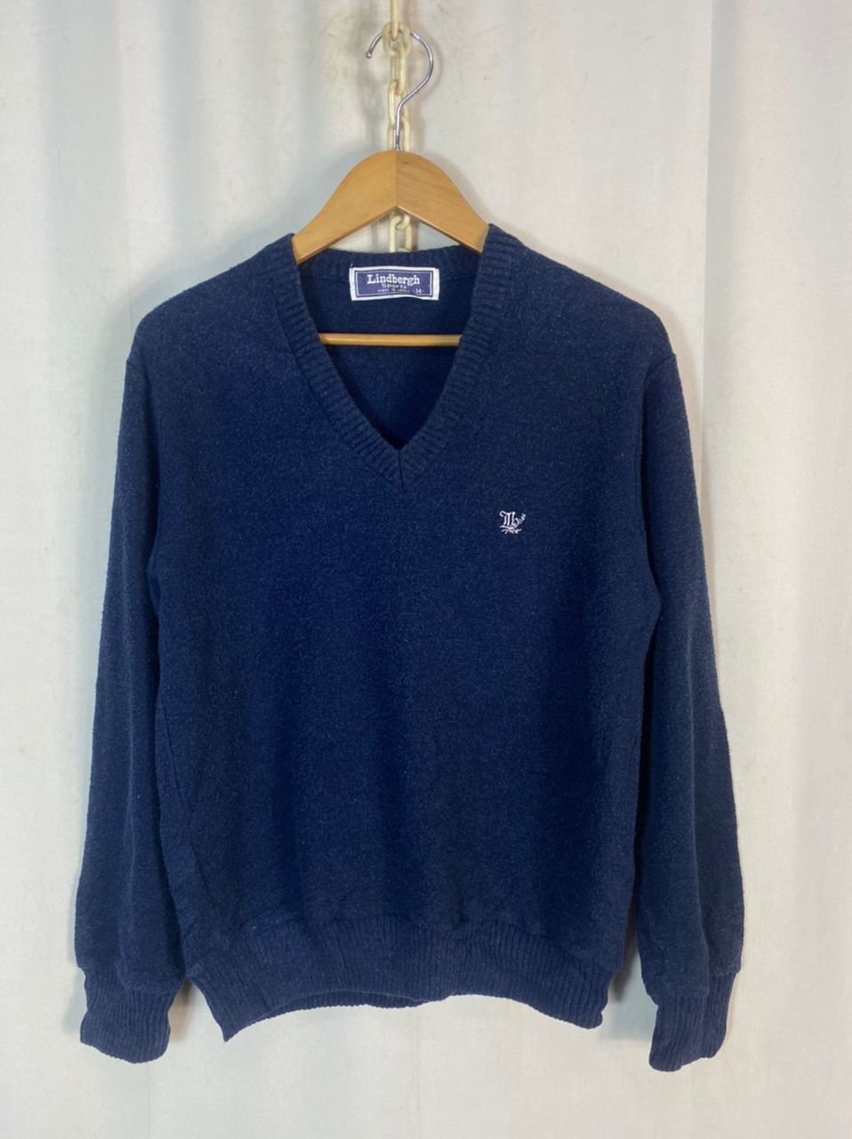 Japanese Brand × Lindbergh × Vintage Vintage Lindbergh sport vneck sweatshirt Size US M / EU 48-50 / 2 - 1 Thumbnail