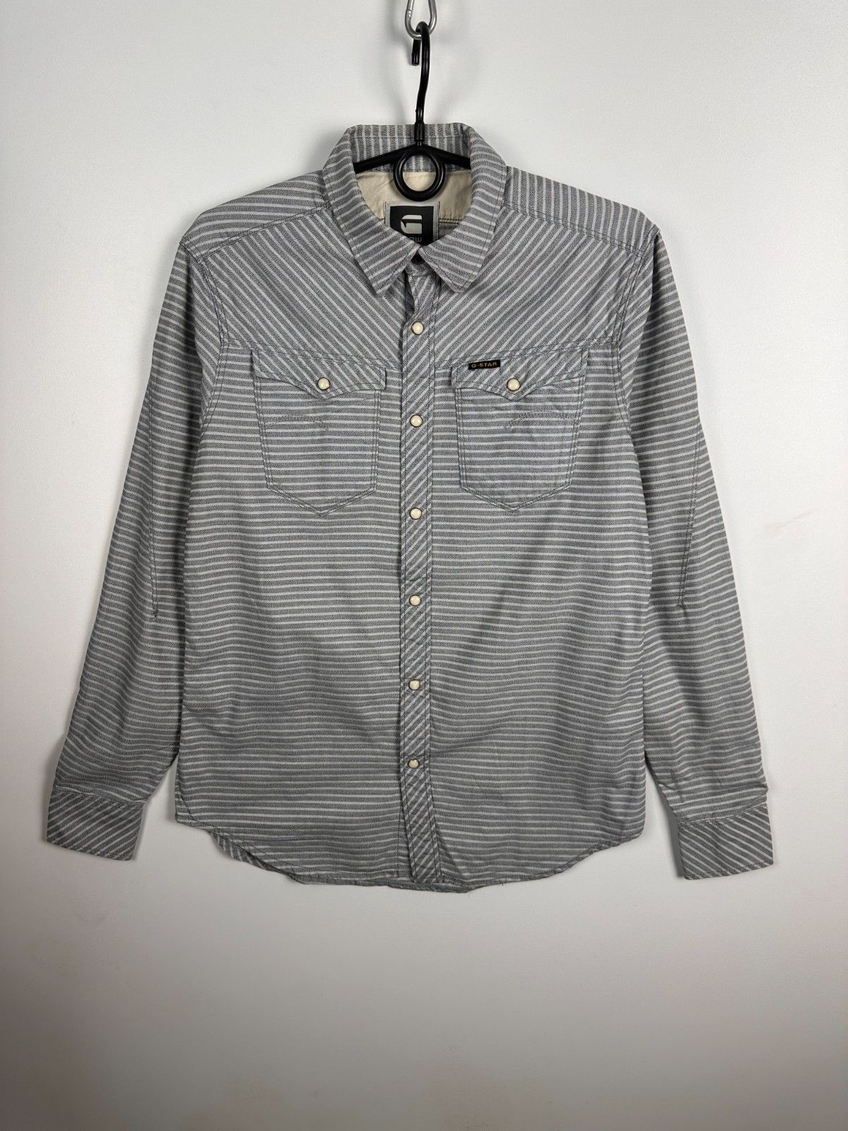 G-Star G-Star Raw Arc 3D Shirt Long Sleeve Buttons Gray Size M Size US M / EU 48-50 / 2 - 1 Thumbnail
