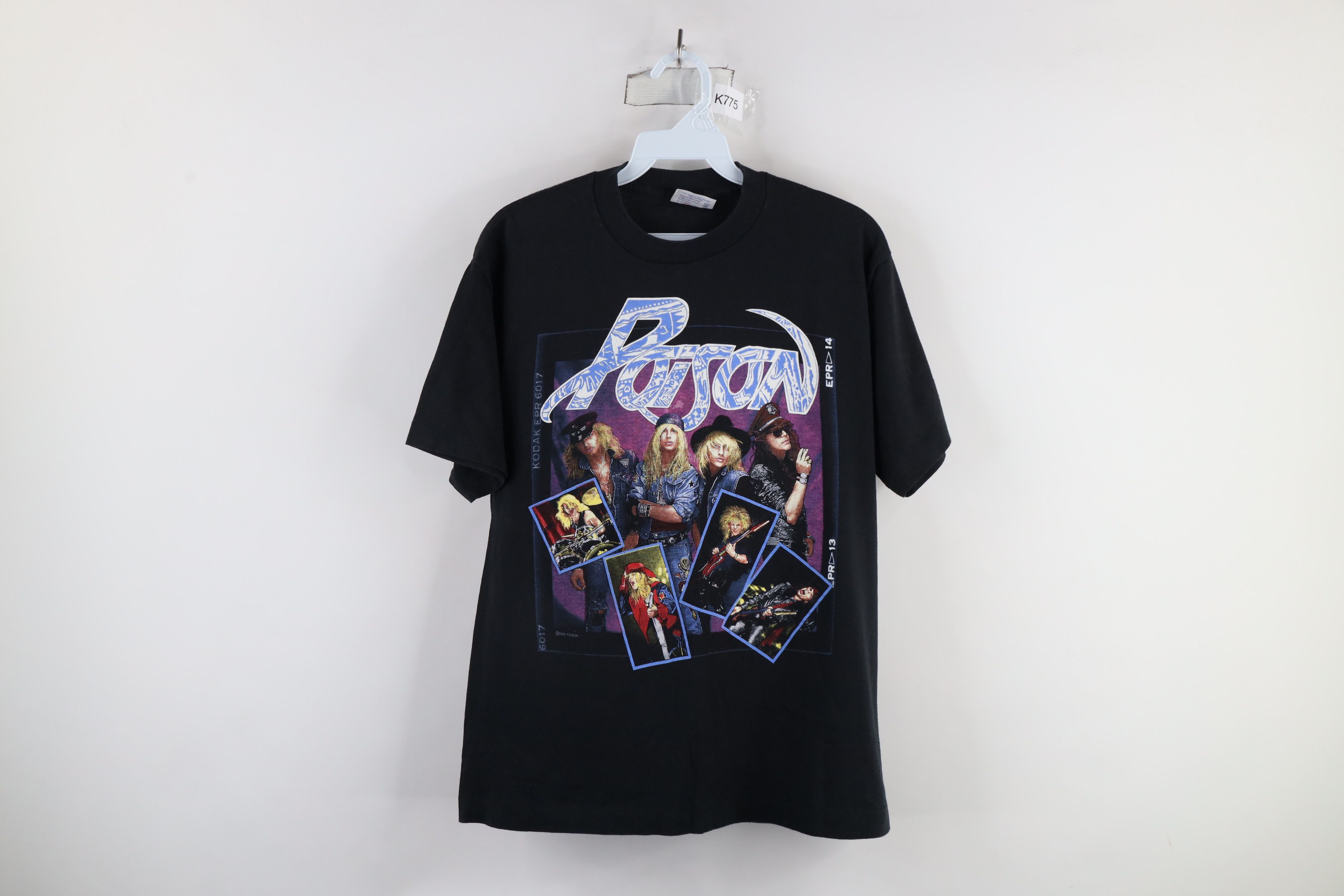 Vintage Vintage 80s Up and Say Ahh Tour PoisonBand T-Shirt Black USA Size US L / EU 52-54 / 3 - 1 Thumbnail
