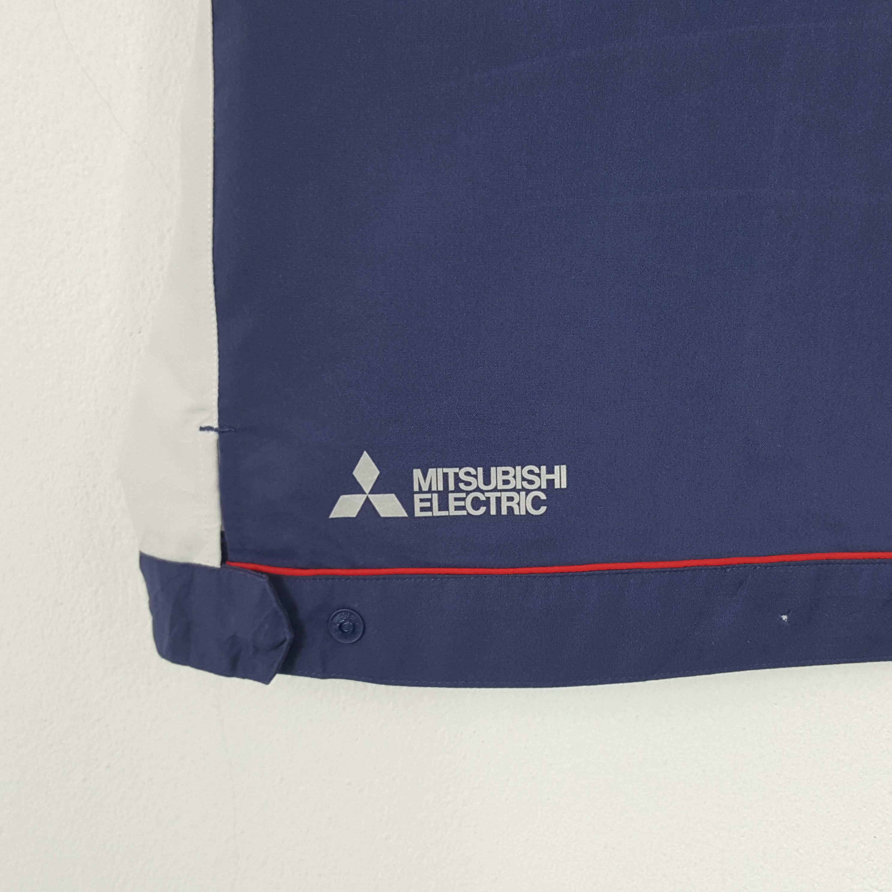 Japanese Brand × Vintage Vintage Mitsubishi Electric Worker Zipper Jacket Size US L / EU 52-54 / 3 - 8 Thumbnail