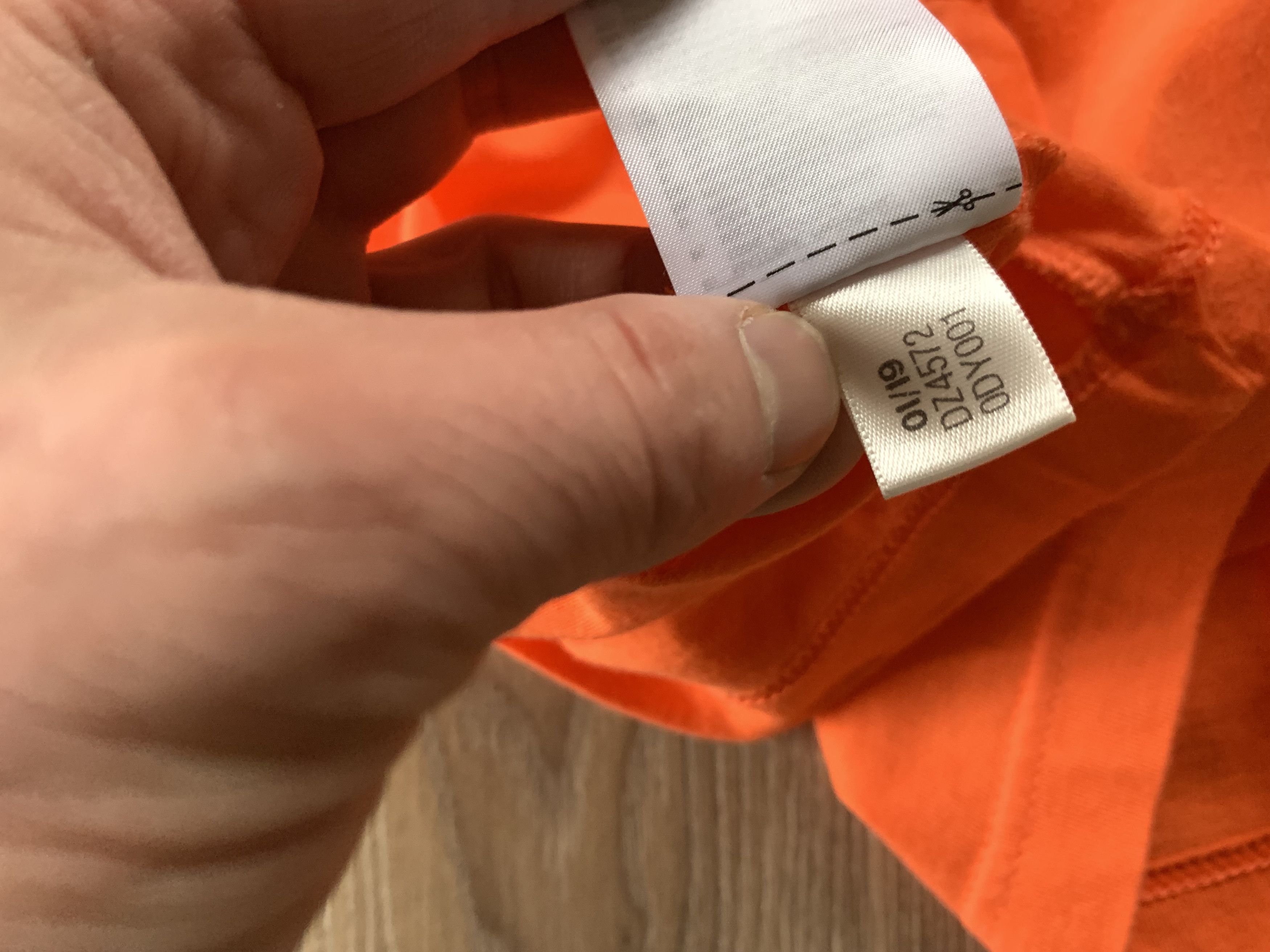 Adidas Adidas Womens Big Logo Light Orange T Shirt Size S / US 4 / IT 40 - 8 Thumbnail
