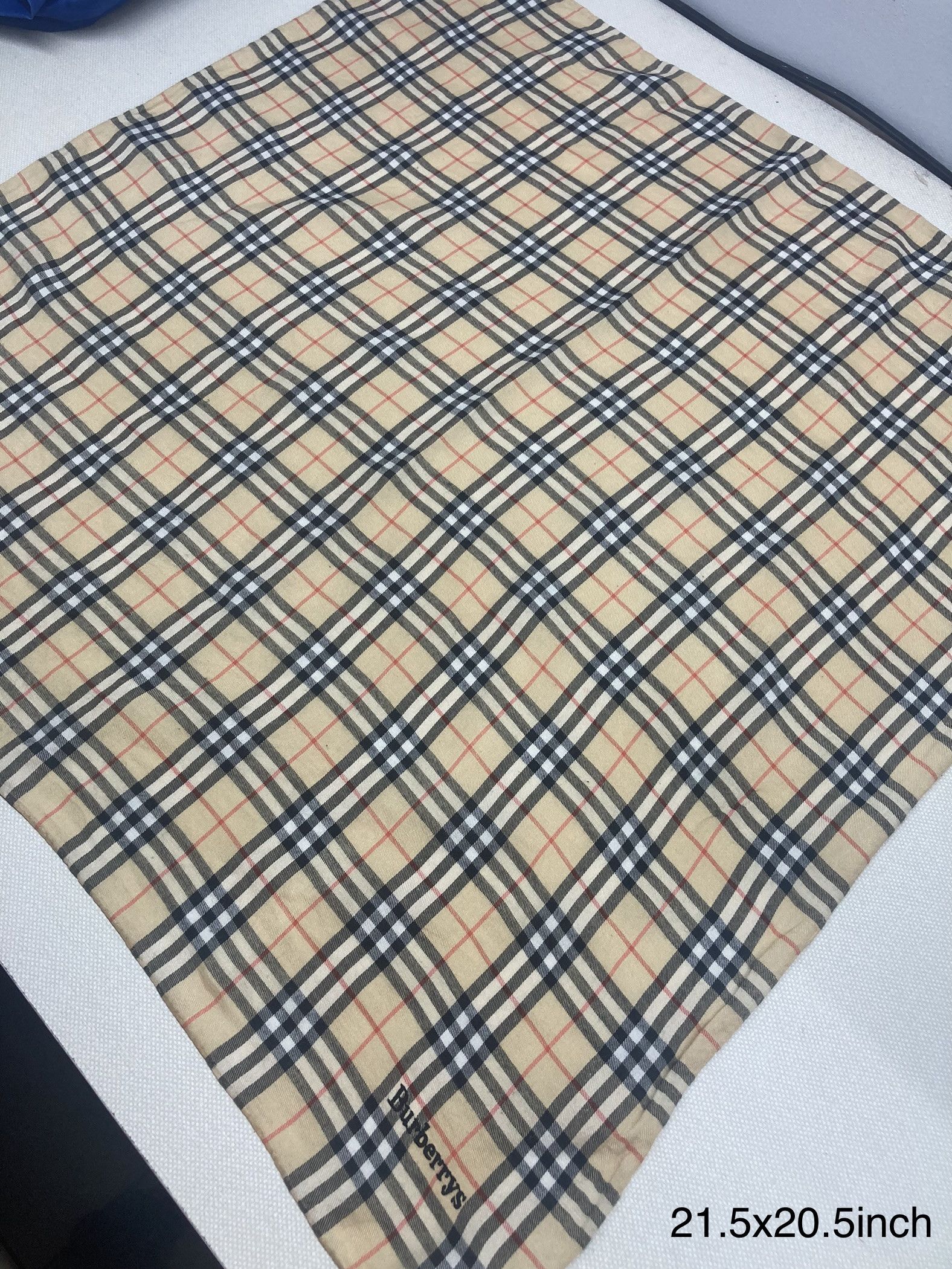 Burberry Vintage Burberry Check Bandana Size ONE SIZE - 2 Thumbnail