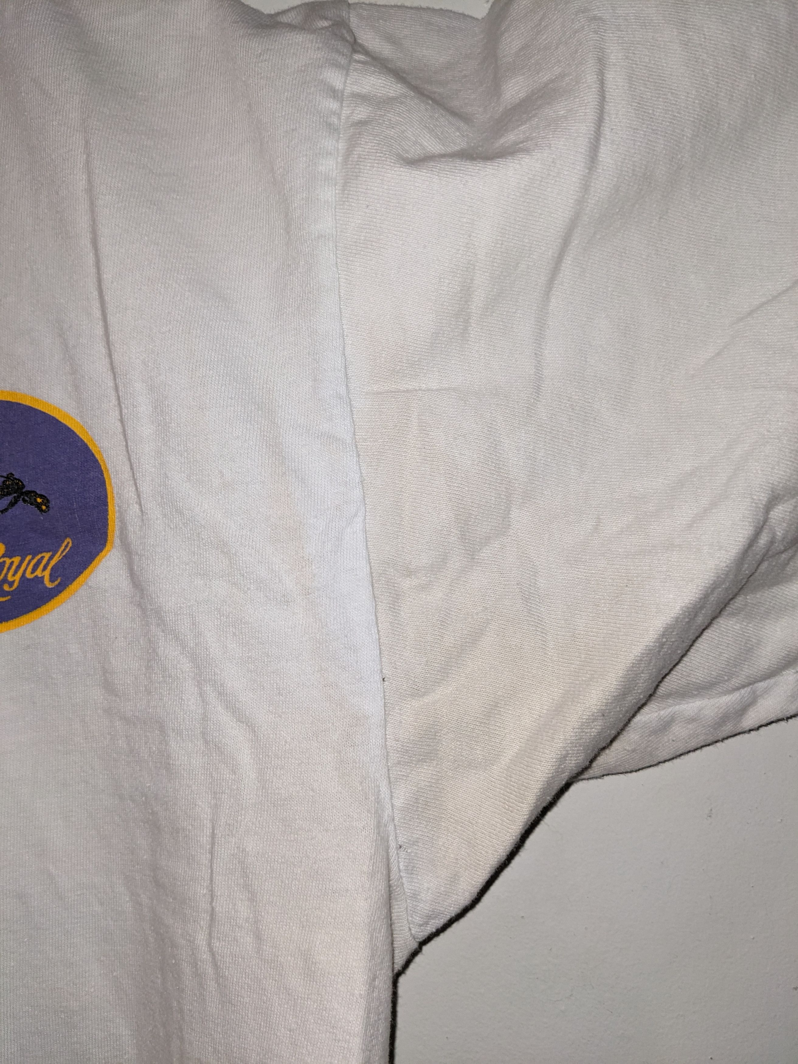 Designer × Vintage Vintage 90s Crown Royal Alcohol & Cola White Large T-Shirt Size US L / EU 52-54 / 3 - 5 Thumbnail