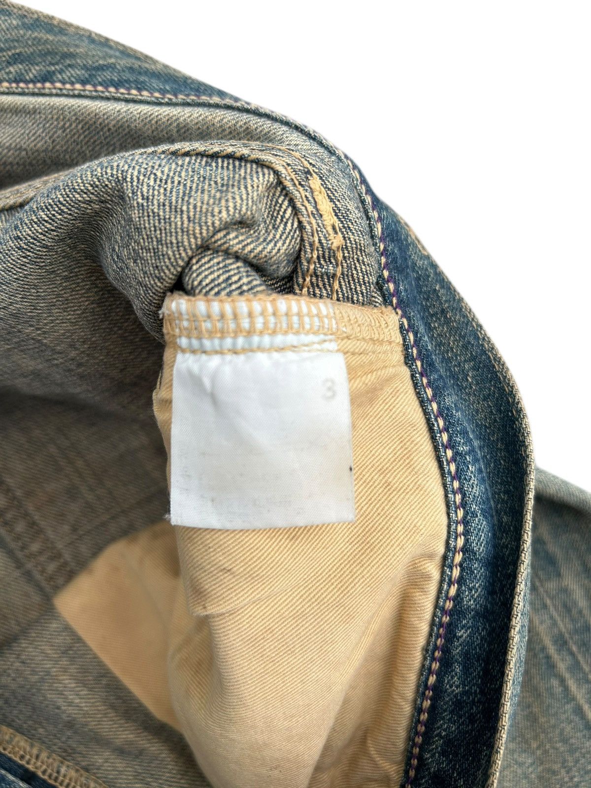 Kapital Vintage The Blue of an Selvedge Distressed Rusty Denim Jeans Size US 32 / EU 48 - 8 Thumbnail