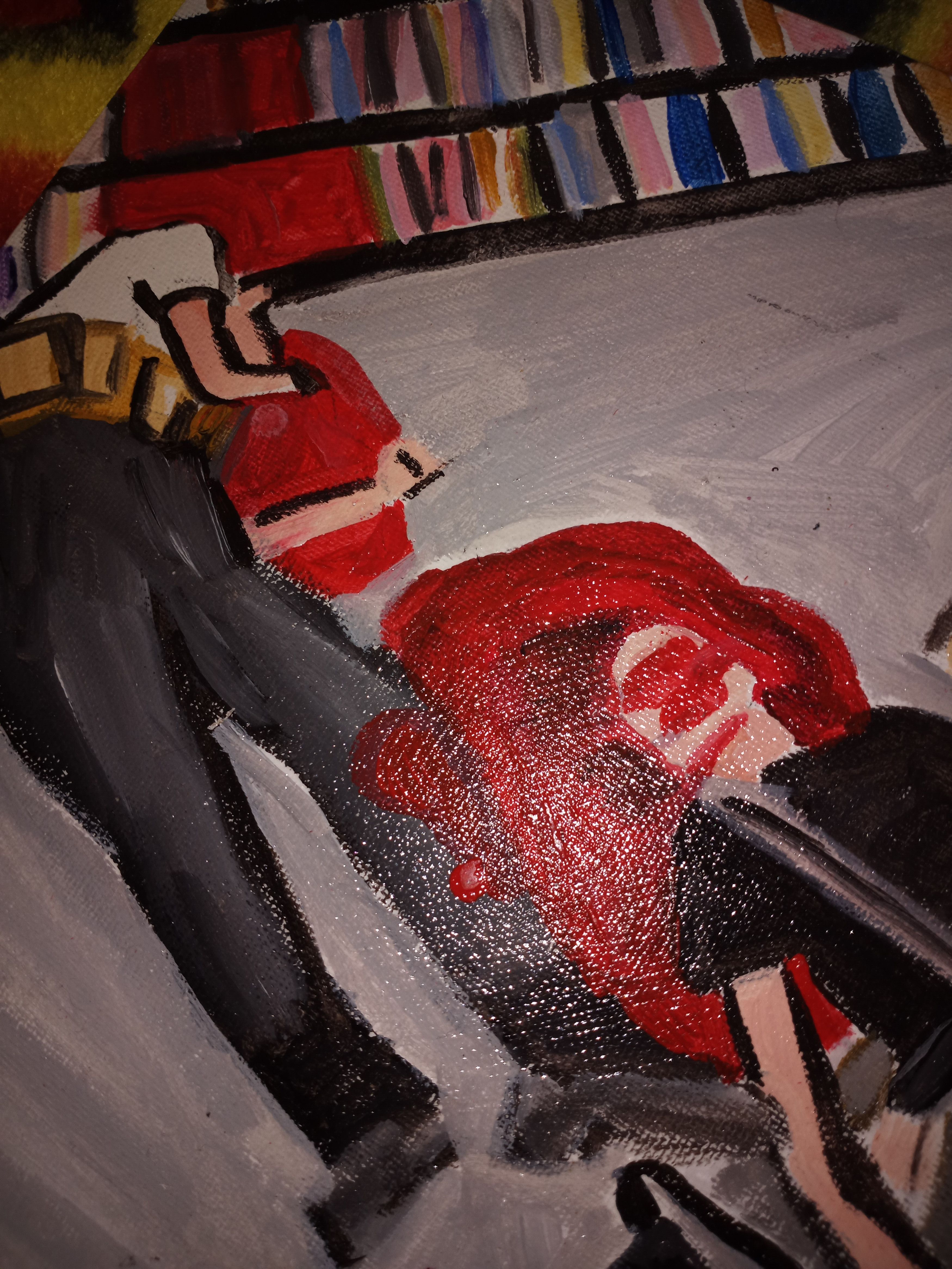 Fuck The Population Trasherslip 1/1 painting Size ONE SIZE - 4 Thumbnail