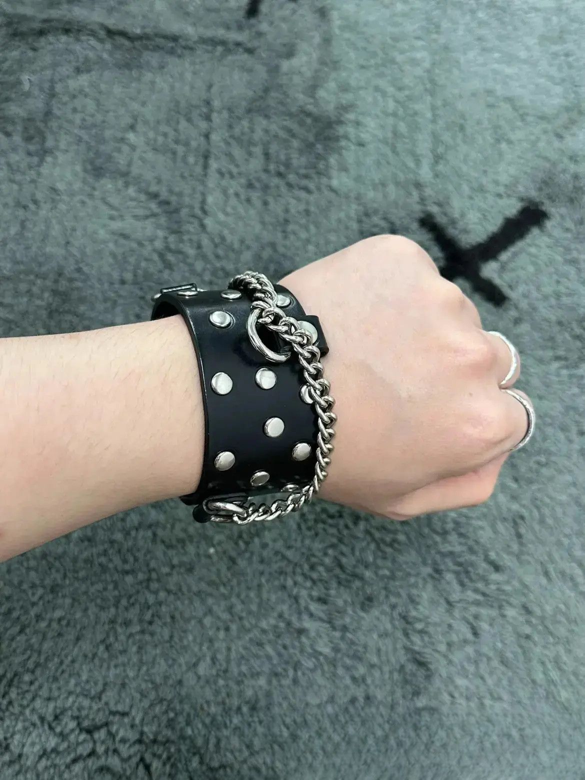 Comme des Garcons × Junya Watanabe Rare Studded Spikes Leather