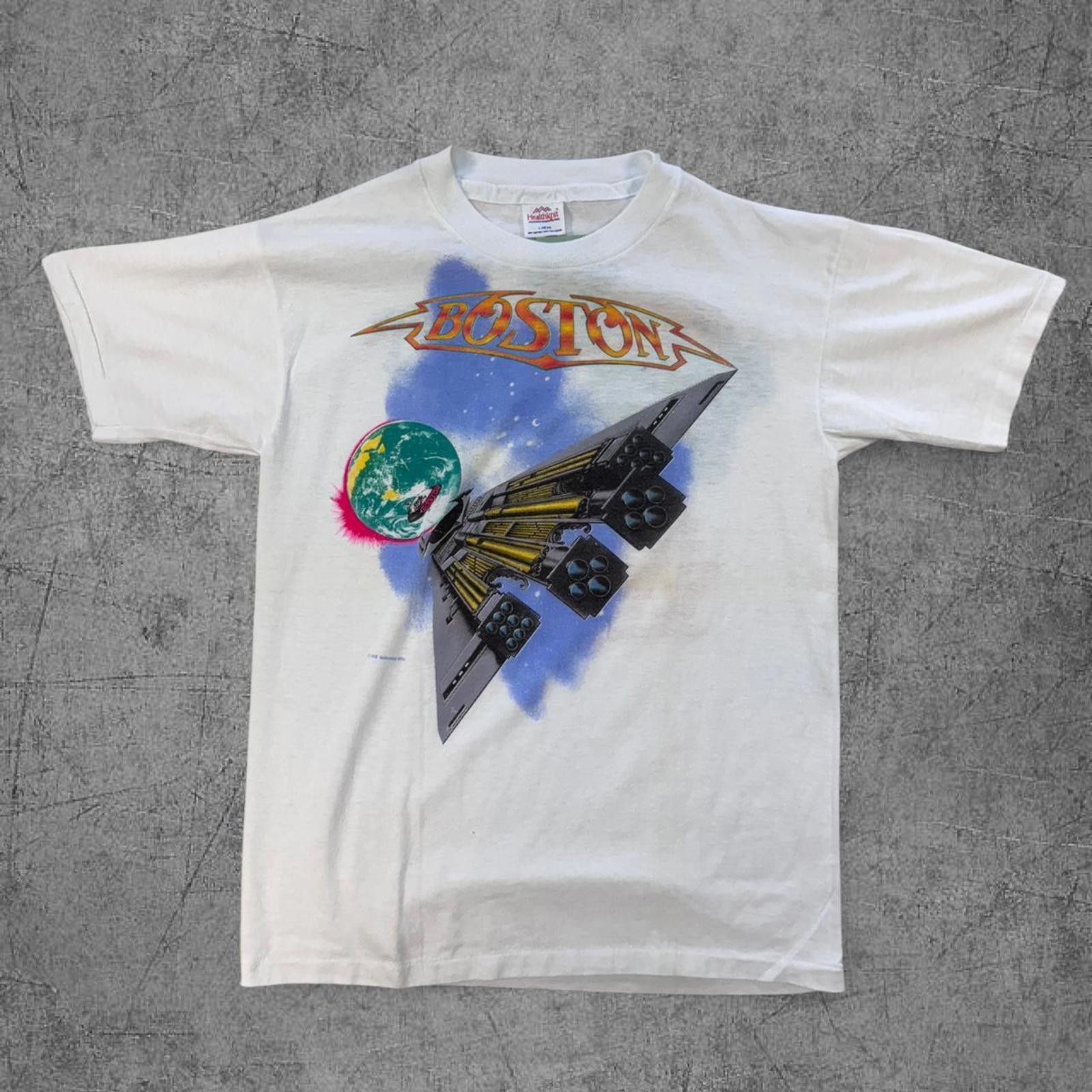 Band Tees 1988 Boston Band Tour Tee Size US L / EU 52-54 / 3 - 3 Thumbnail