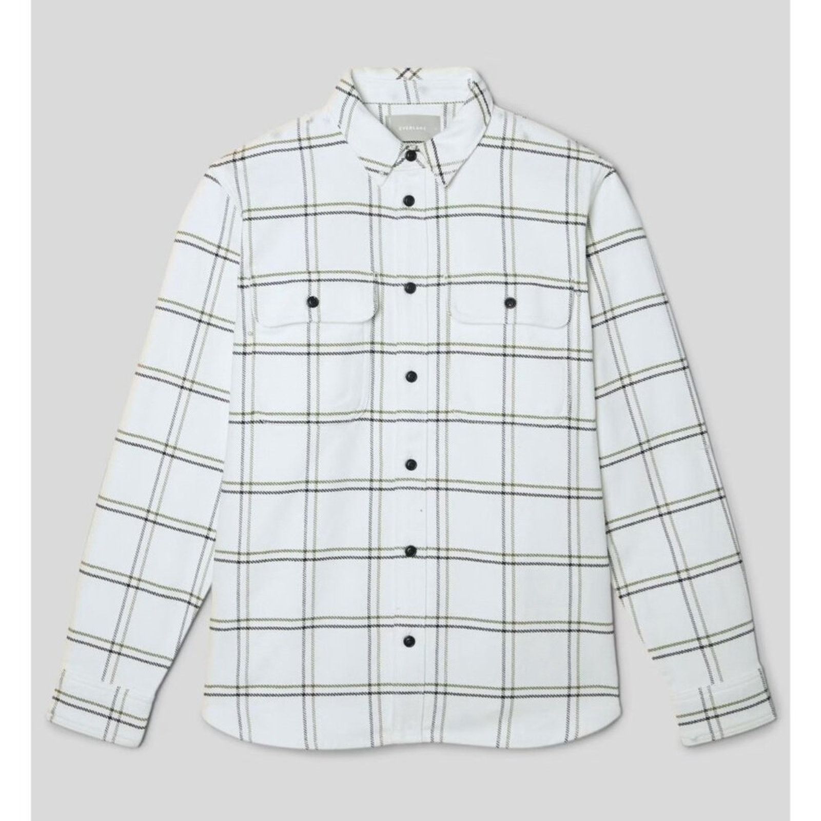 Everlane Everlane Men’s Heavyweight New Overshirt White Plaid Small Size US S / EU 44-46 / 1 - 3 Thumbnail