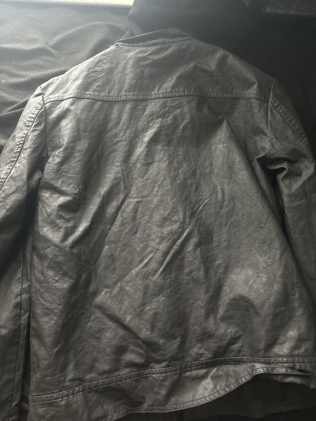 Other Black Leather Jacket Size US L / EU 52-54 / 3 - 3 Thumbnail
