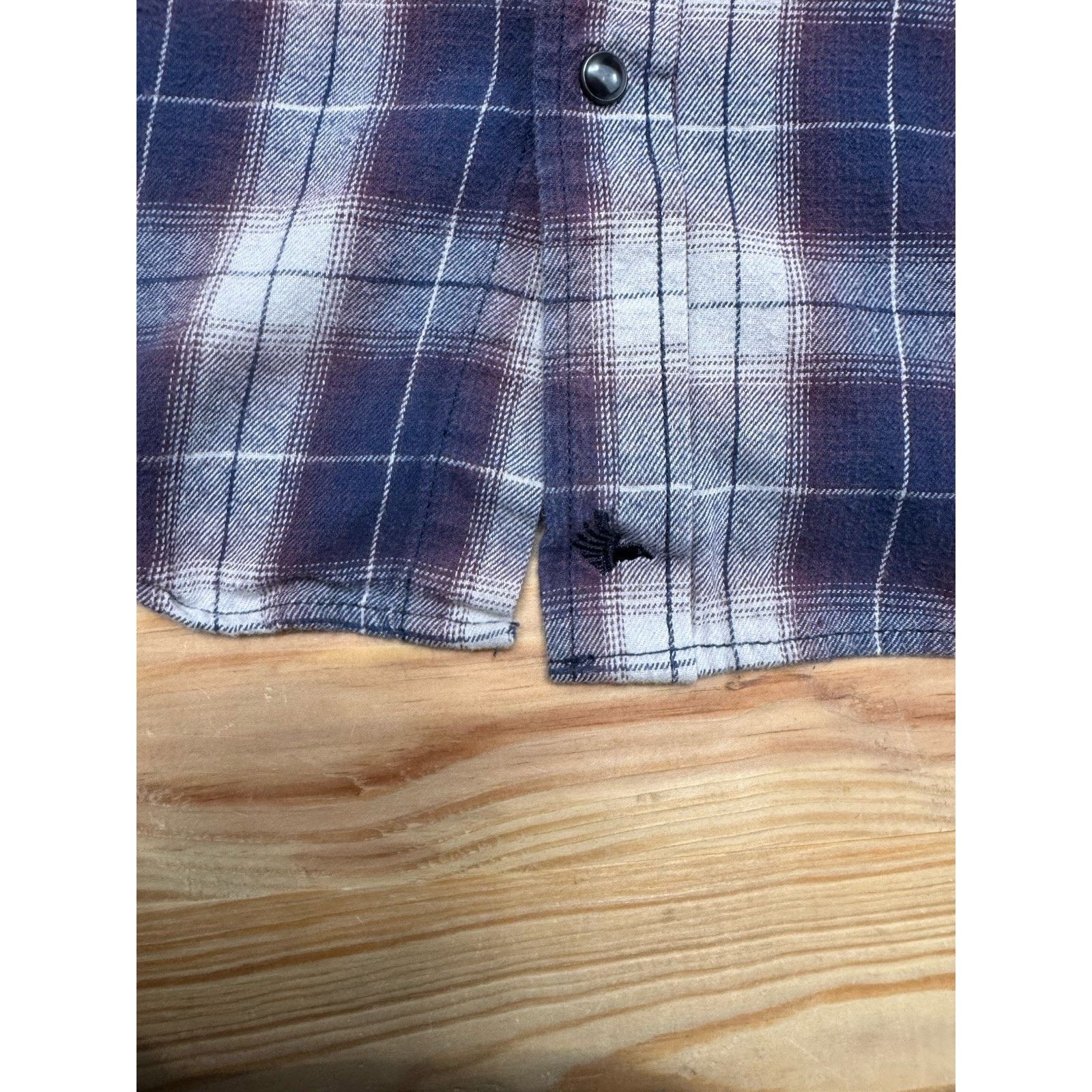 Cody James Cody James Long Sleeve Western Flannel Purple Plaid L Size US L / EU 52-54 / 3 - 8 Thumbnail