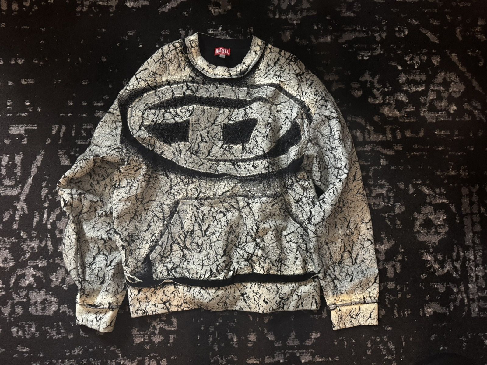 Diesel Diesel Distressed Knit Sweater Size US XXL / EU 58 / 5 - 1 Thumbnail