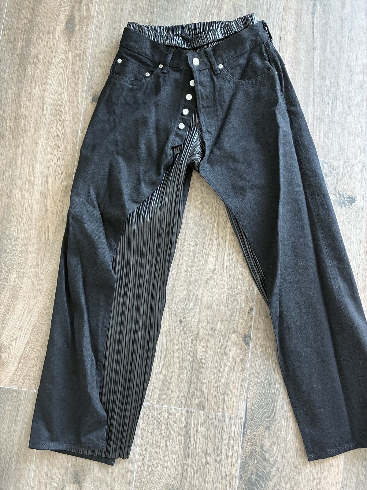 Junya Watanabe × Levi's PLEATED DENIM Size 27" / US 4 / IT 40 - 1 Thumbnail