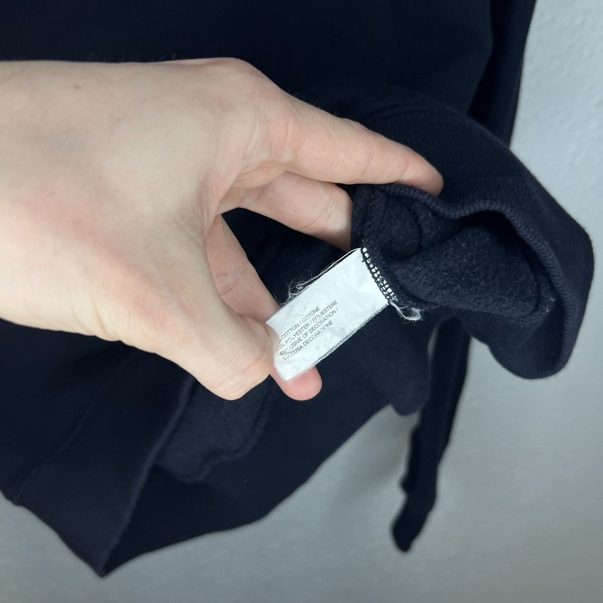 Gap Gap Vintage Hoodie Navy Big Logo Spellout Retro Y2K Drill Size US M / EU 48-50 / 2 - 5 Thumbnail