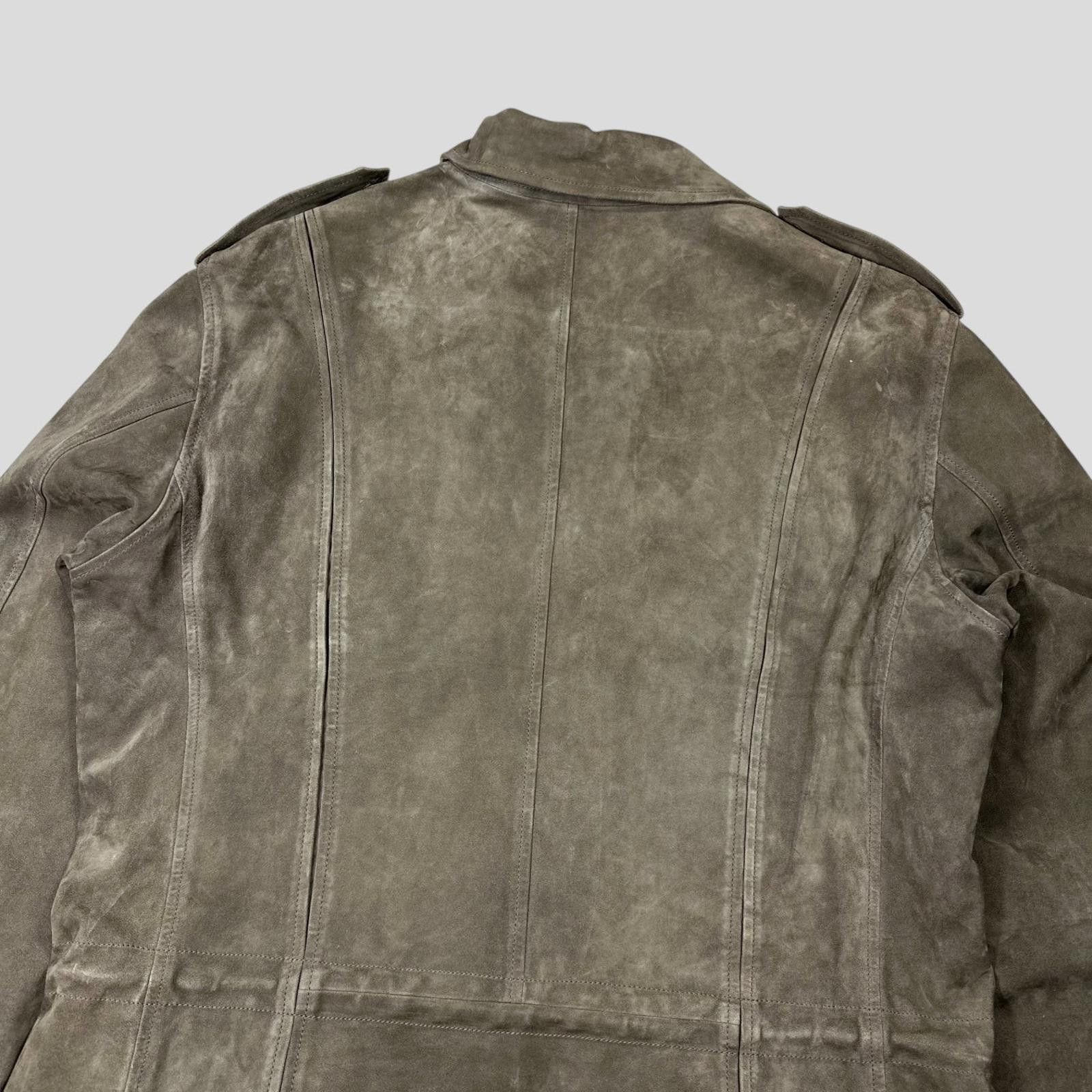 Gucci Gucci Tom Ford FW03 Suede Leather Western Military Jacket L Size US L / EU 52-54 / 3 - 6 Thumbnail