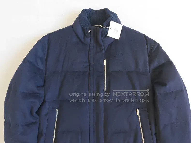 Hermes Hermes Men's cashmere down jacket with 100% cashmere shell Size US XL / EU 56 / 4 - 2 Thumbnail