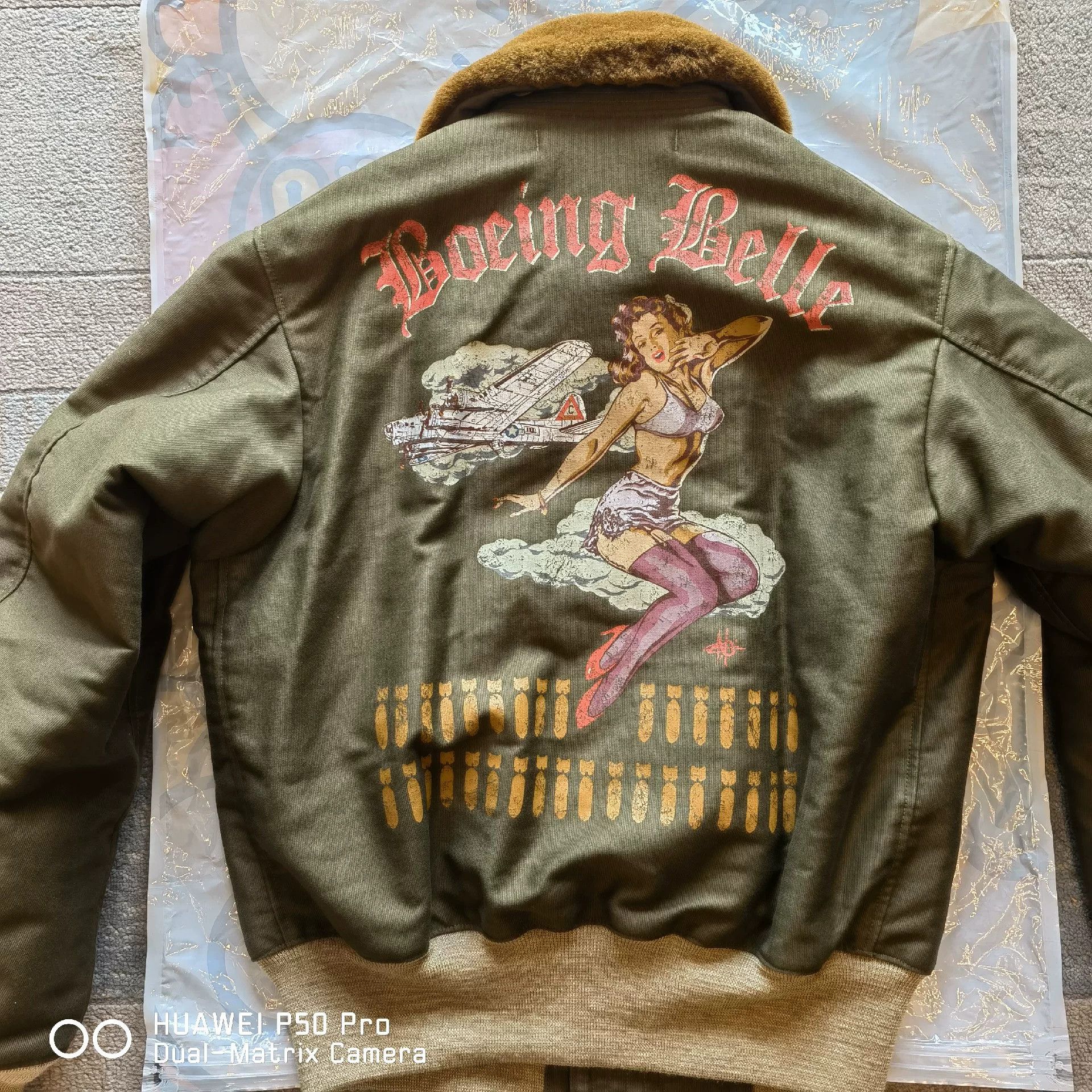 TOYS McCOY Toys Mccoy B15 Flight Jacket with Print Size US M / EU 48-50 / 2 - 1 Thumbnail