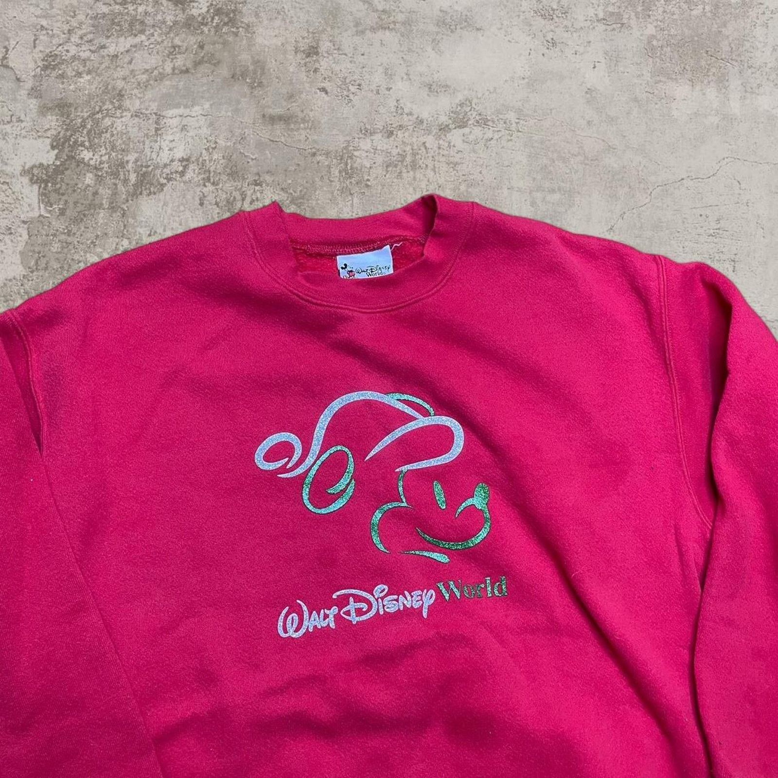 Disney 90s Mickey Mouse Disney World red crewneck sweatshirt size L Size US L / EU 52-54 / 3 - 2 Thumbnail