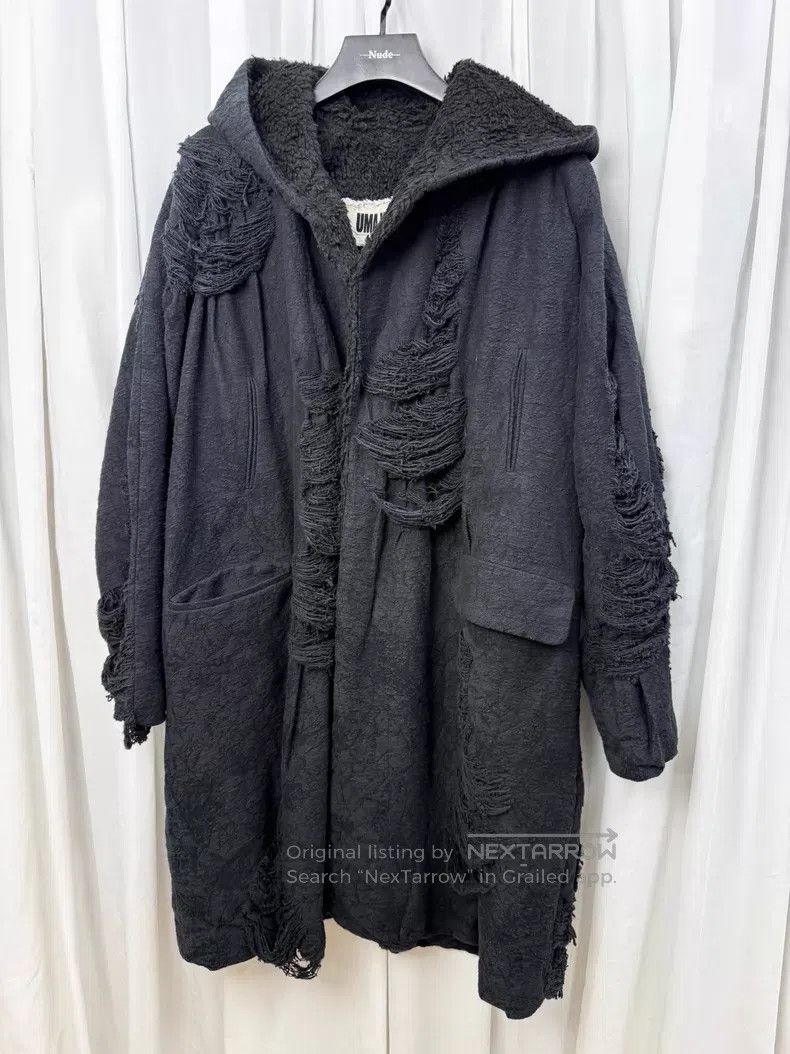 Uma Wang UMA WANG Shearling patchwork cotton coat| Size S / US 4 / IT 40 - 1 Thumbnail