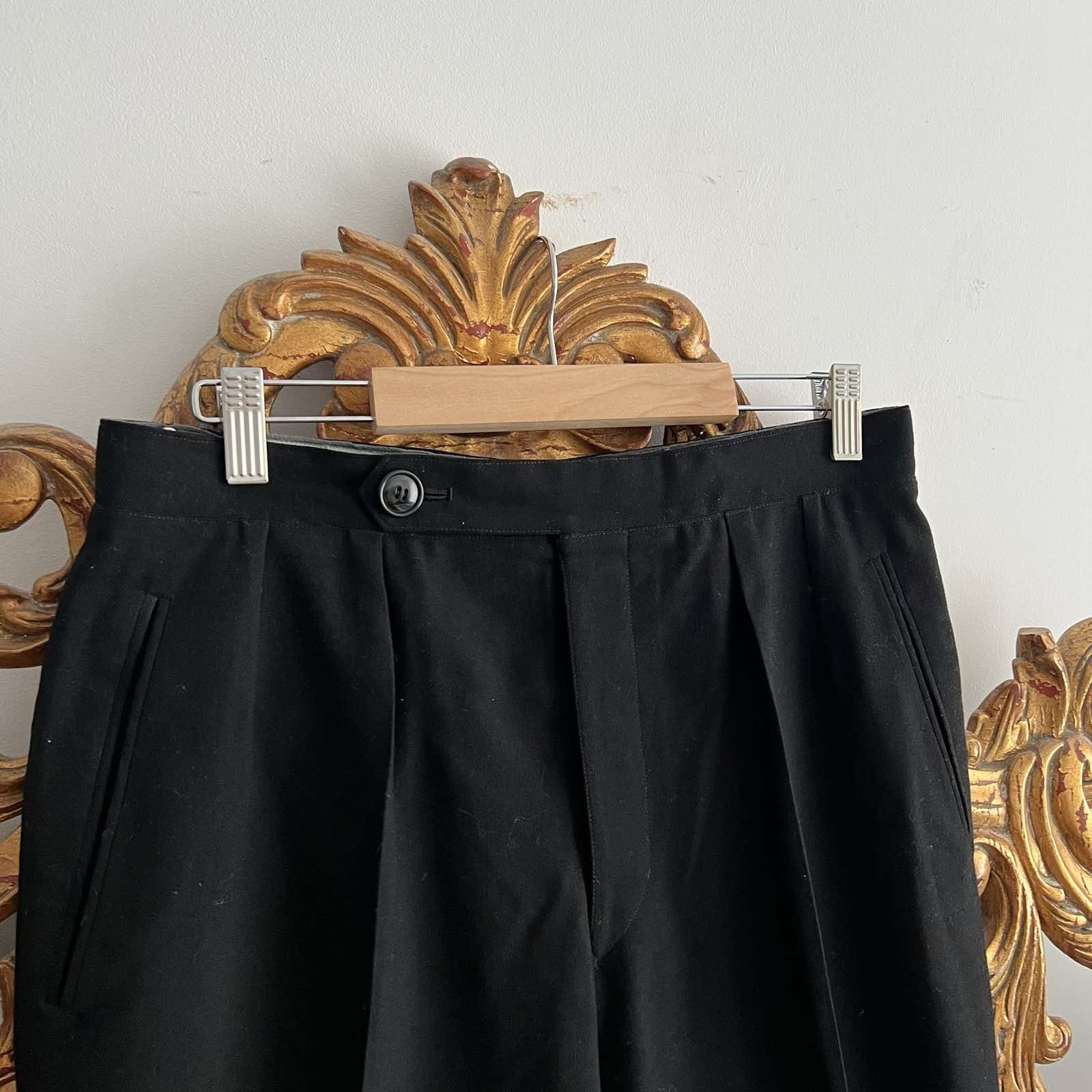 Vintage Antique ≈1940s European Slacks High Waist Trousers Size US 33 - 4 Thumbnail