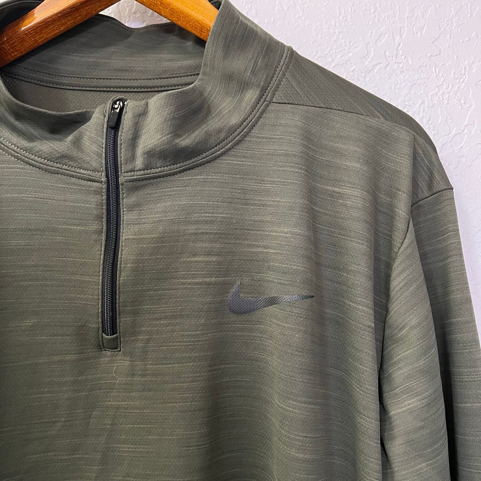 Nike Nike Therma Fit Victory 1/4 Zip pullover Green men Sz XL Size US XL / EU 56 / 4 - 14 Thumbnail