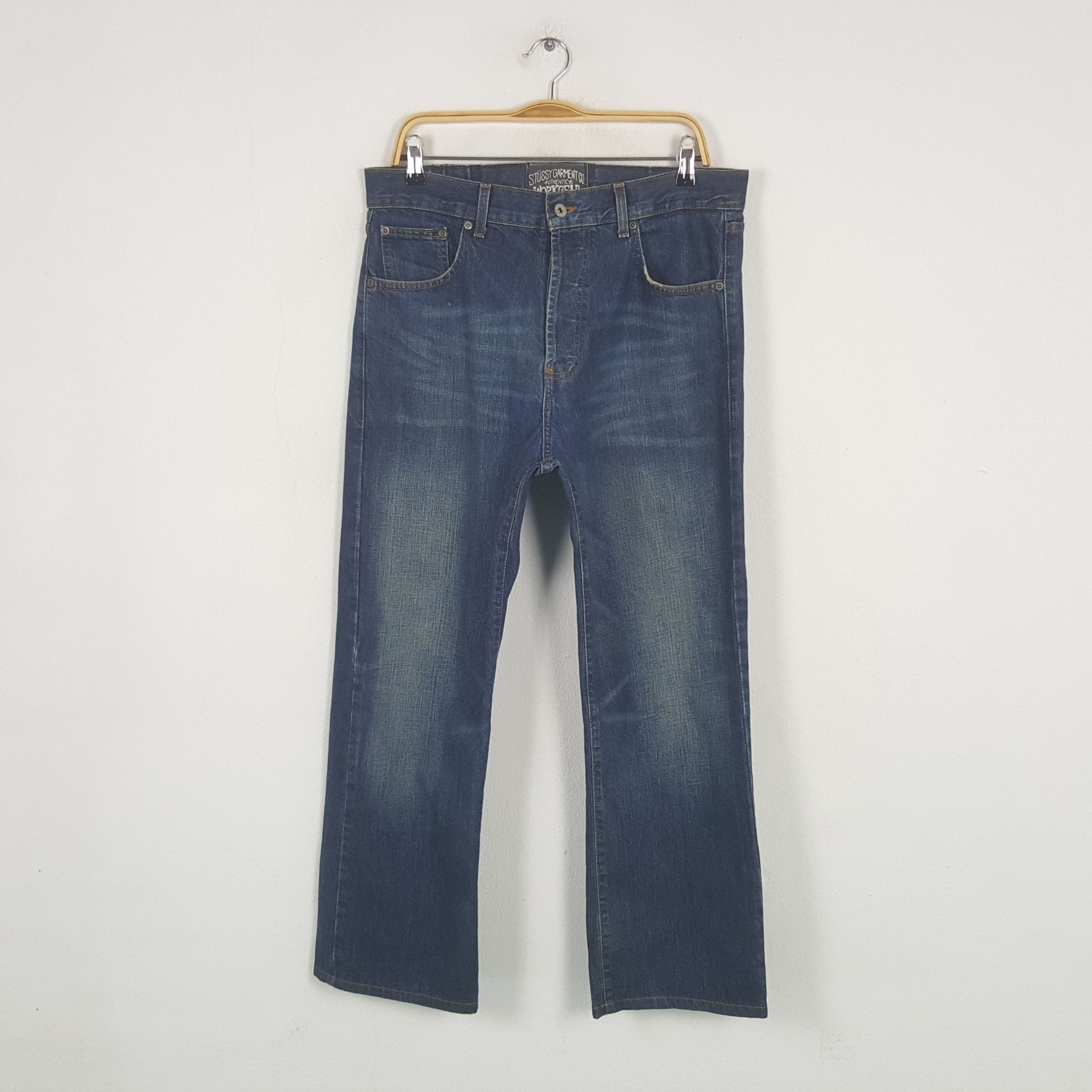 Stussy Vintage Stussy American Streetwear Denim Jeans C297N3 Size US 33 - 4 Thumbnail