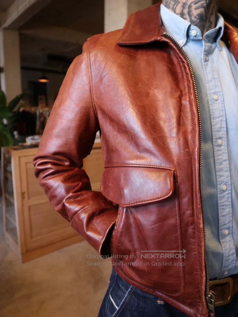 Schott Schott 1996 Ma skin U63 leather jacket Size US XS / EU 42 / 0 - 6 Thumbnail