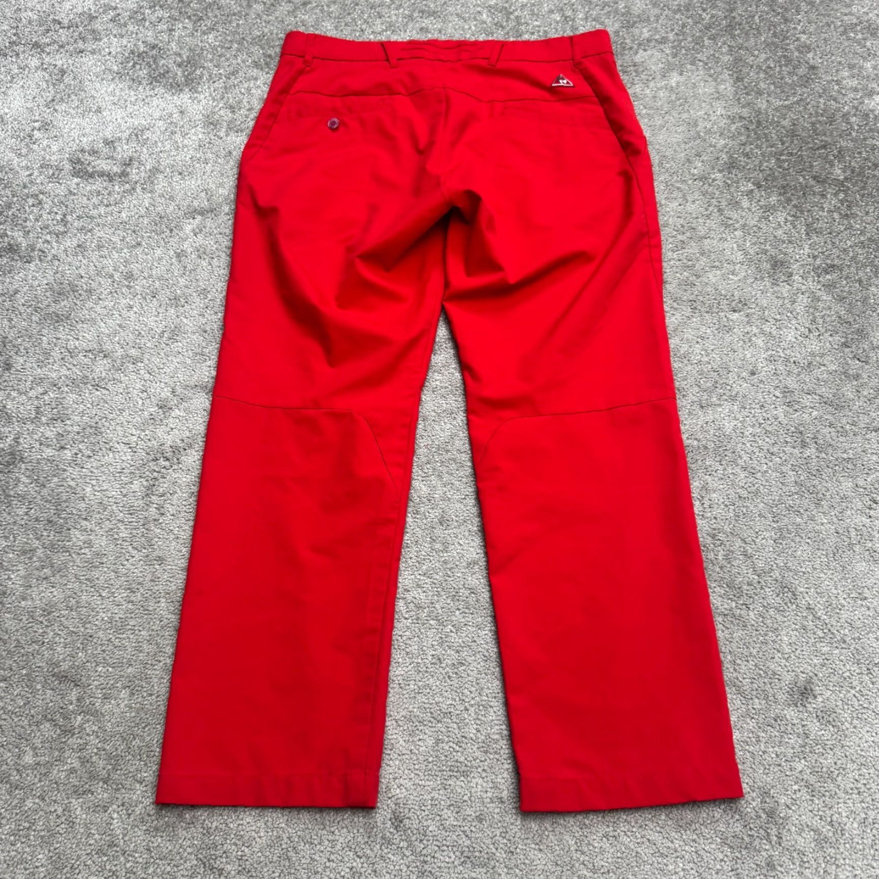 Banana Republic Le Coq Sportif Golf Collection Chino Pants Men 34x28 Blue Flat Front Straight Leg Pants (Regular) Mens Brown? Size US 32 / EU 48 - 2 Thumbnail