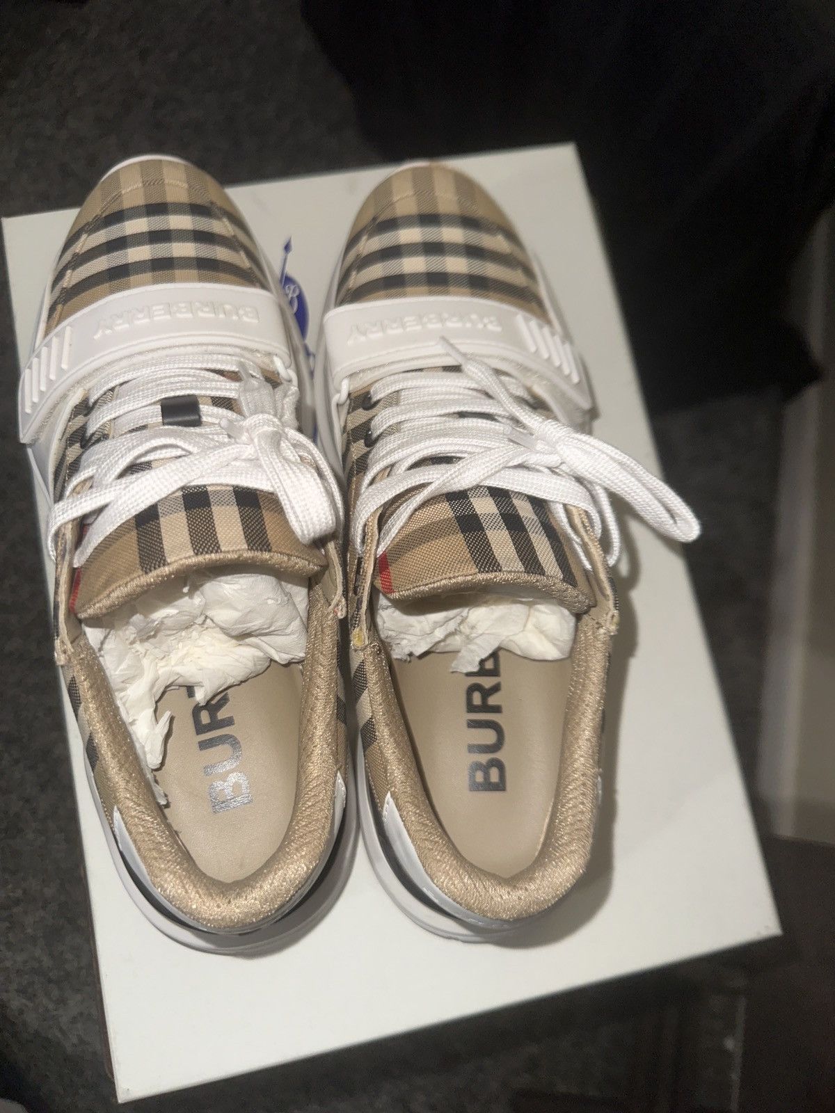 Burberry Burberry checked Lace-Up sneakers Size US 9 / EU 42 - 4 Thumbnail