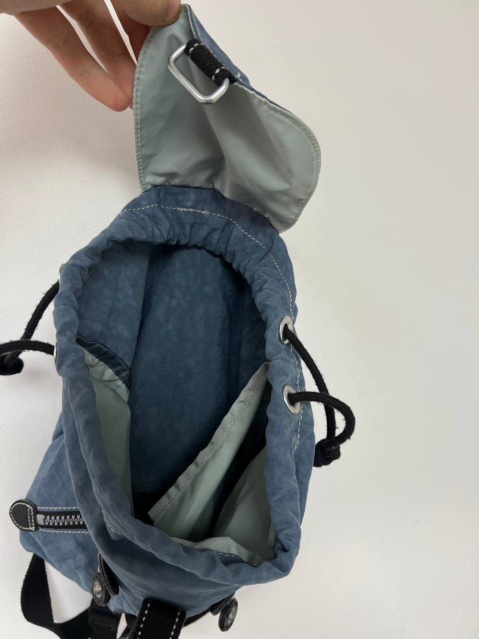 Other Vintage 90's Kipling Small Backpack Blue Bag Y2K Sk8 Size ONE SIZE - 19 Thumbnail