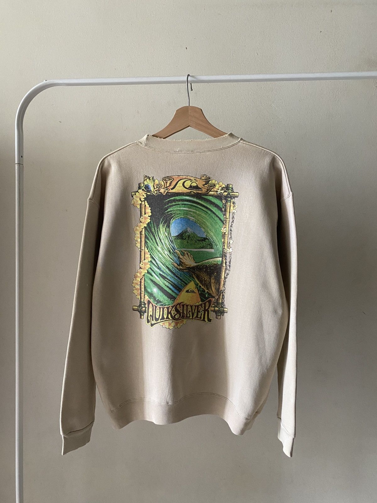 Quicksilver Vintage 90s Quicksilver Surf Sweatshirt Size US M / EU 48-50 / 2 - 9 Thumbnail