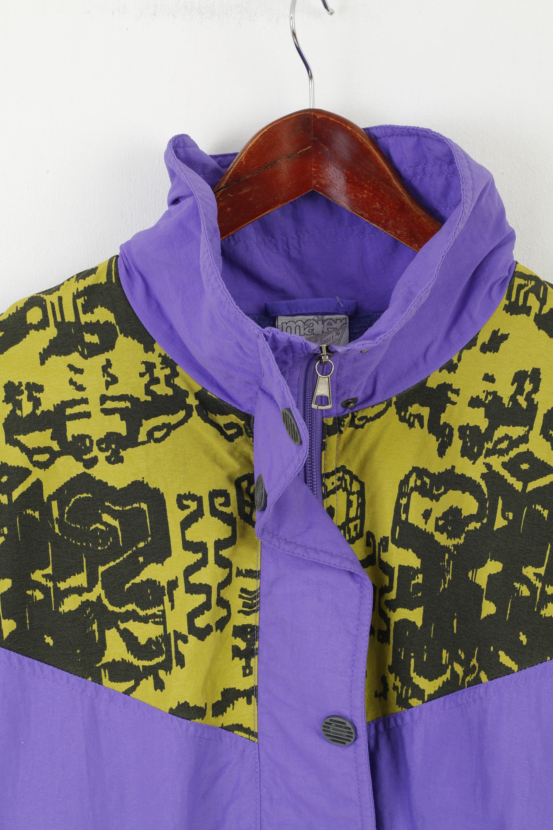 Vintage MAIER Sport Company Women 40 M Jacket Purple 5554 Size M / US 6-8 / IT 42-44 - 3 Thumbnail