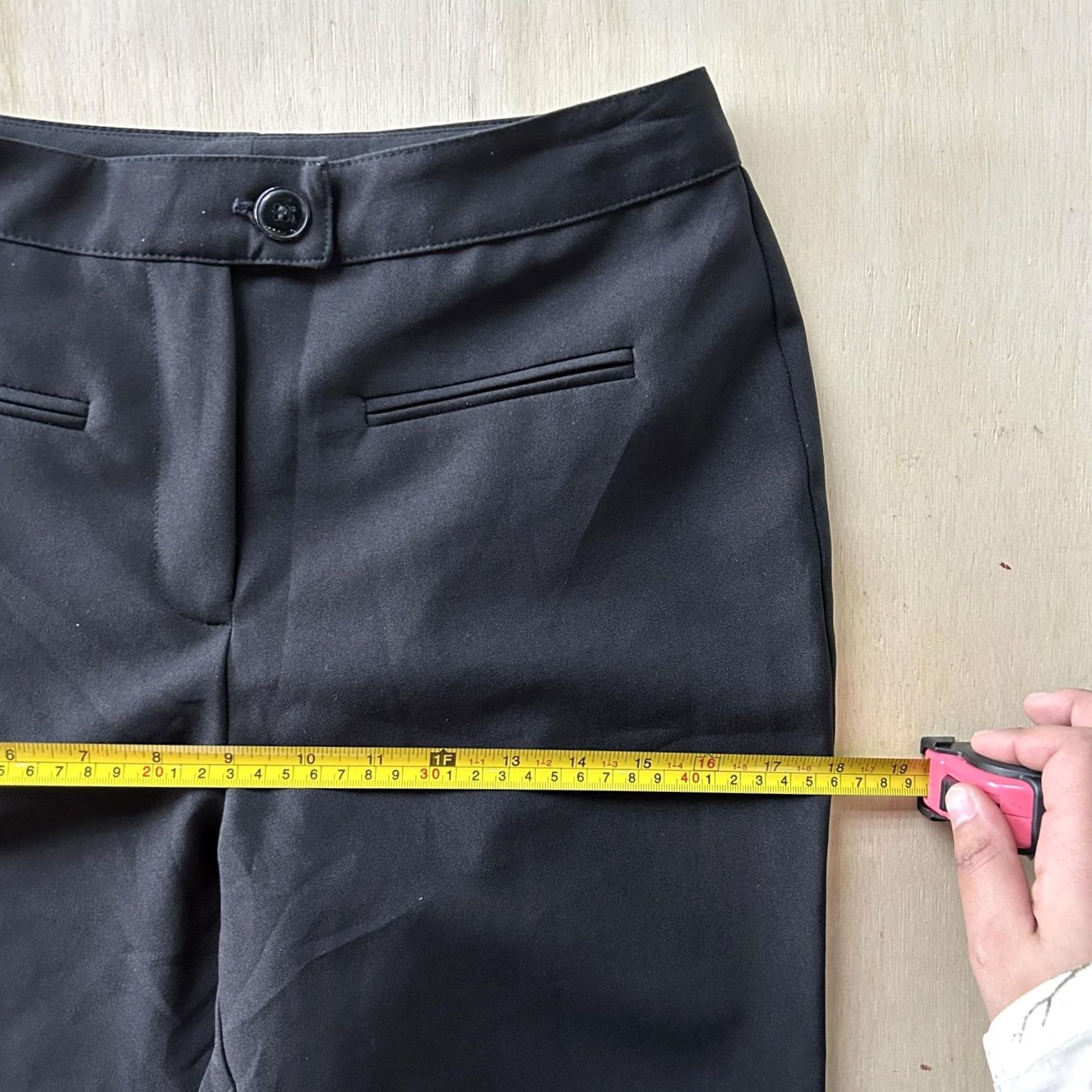 Vintage VINTAGE Dress Pants Womens 7 Black Bootcut Flat Front Pockets Work Office Career Womens Mens? Size 28" / US 6 / IT 42 - 5 Thumbnail