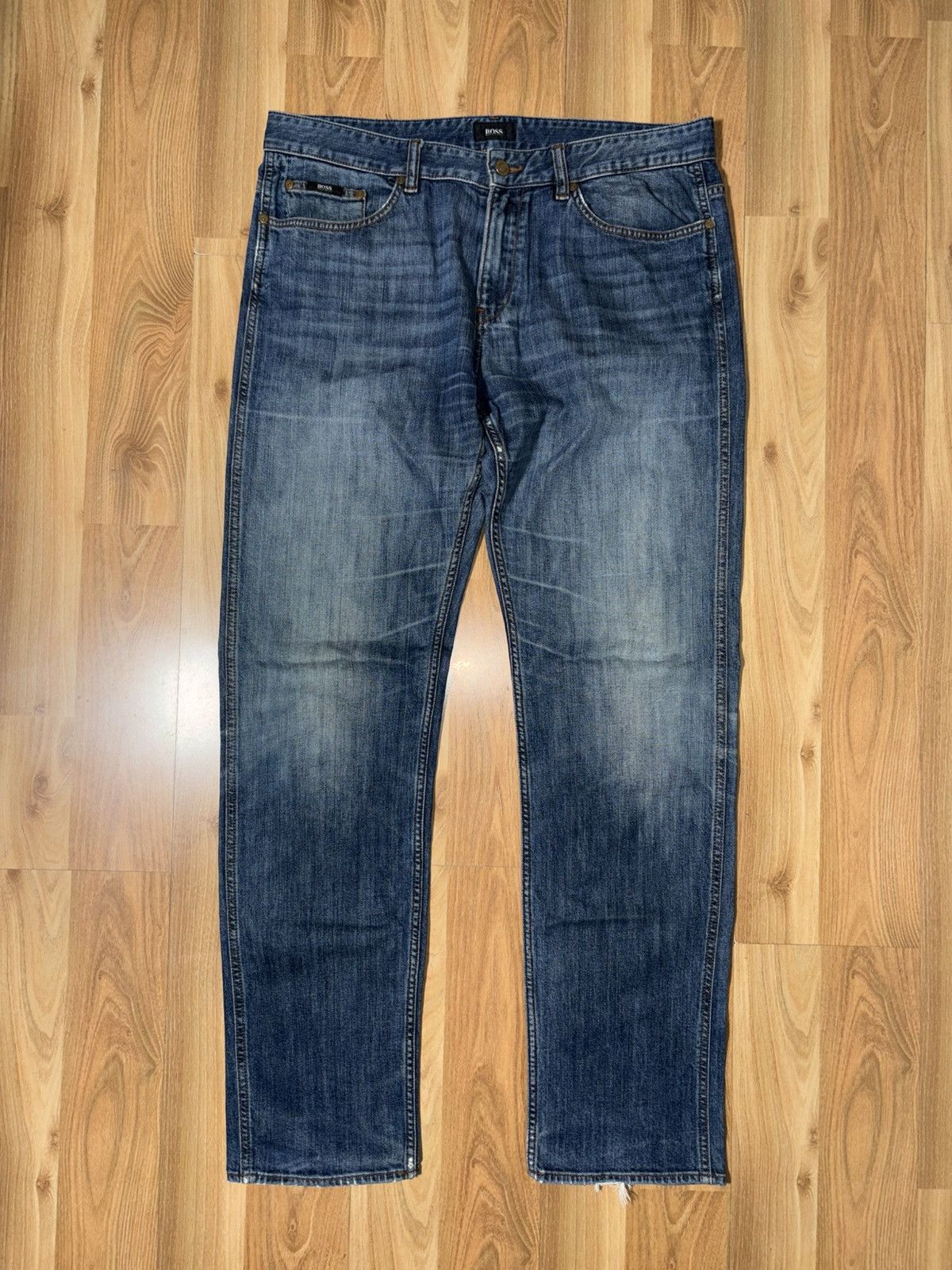 Hugo Boss BOSS Hugo Boss Slim Fit Stretch Jeans 38x34 Made in Egypt Size US 38 / EU 54 - 1 Thumbnail