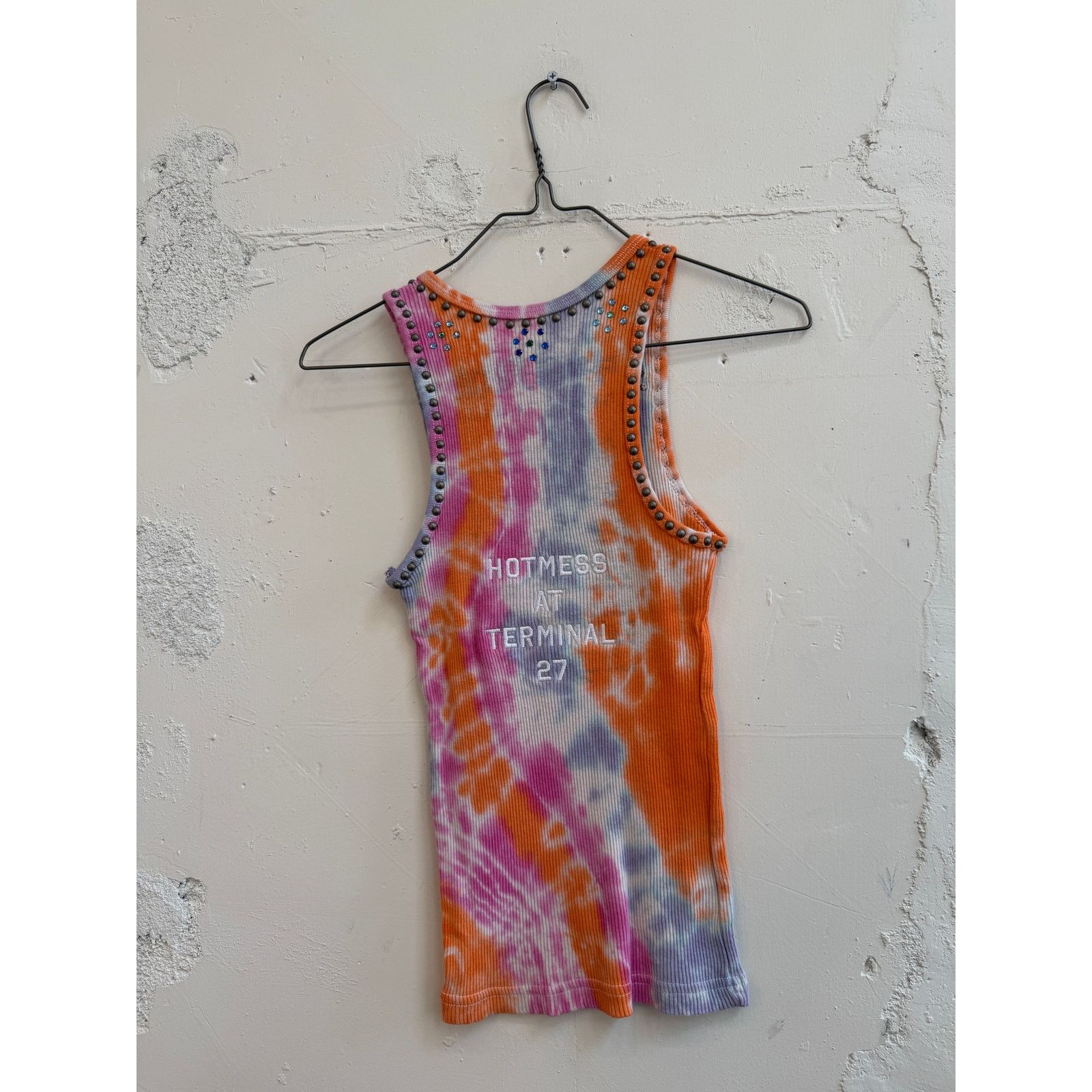 The Great China Wall Great China Wall x Hot Mess Tie Dye Studded Tank Top Size M / US 6-8 / IT 42-44 - 4 Thumbnail