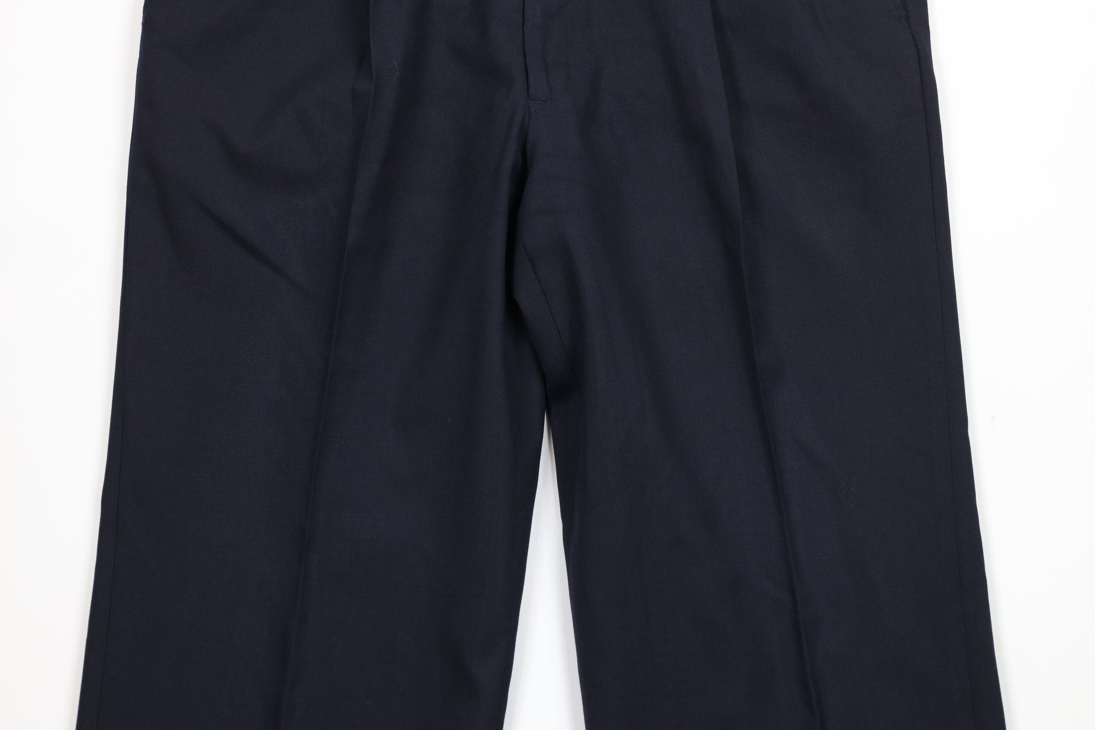 Vintage Vintage 70s Streetwear Pleated Cuffed Wide Leg Pants USA Size US 36 / EU 52 - 3 Thumbnail