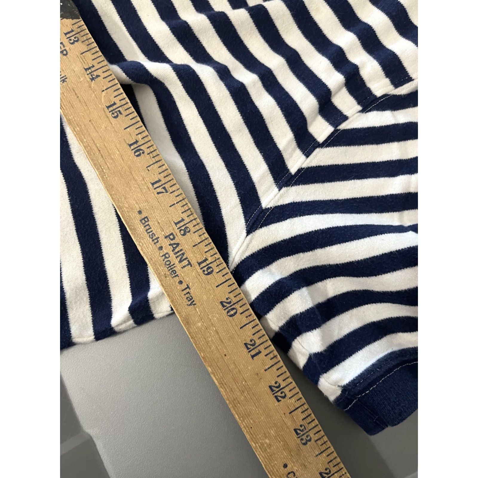 Lands' End LANDS' END Striped Polo Shirt Men's Medium Blue White Cotton Blend Activewear Classic Preppy Size US M / EU 48-50 / 2 - 5 Thumbnail