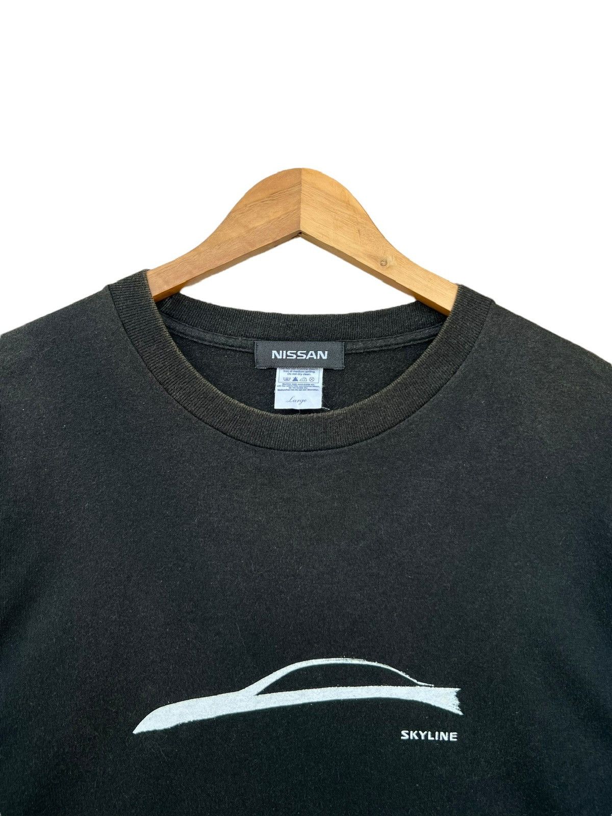 Vintage Vintage Y2K Nissan Skyline Black Tee Size US M / EU 48-50 / 2 - 3 Thumbnail