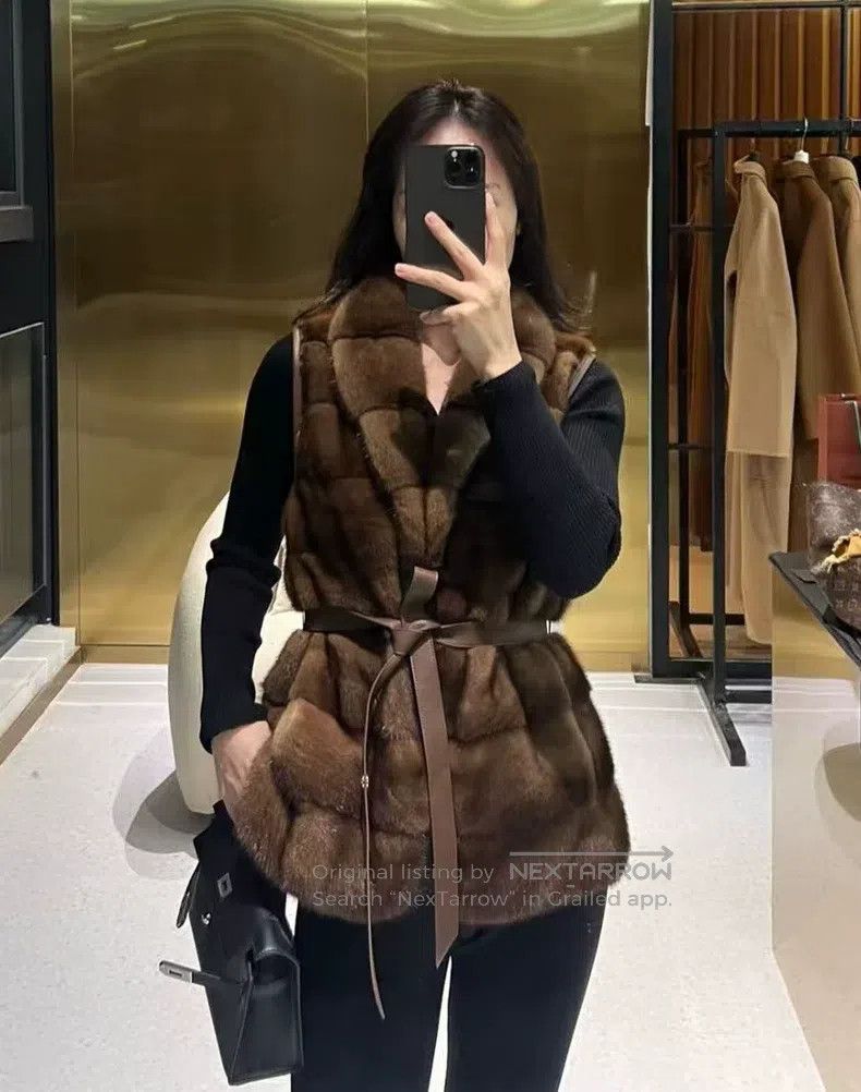 Loro Piana Loro Piana Mink and Cashmere Fur Vest Size XS / US 0-2 / IT 36-38 - 7 Thumbnail