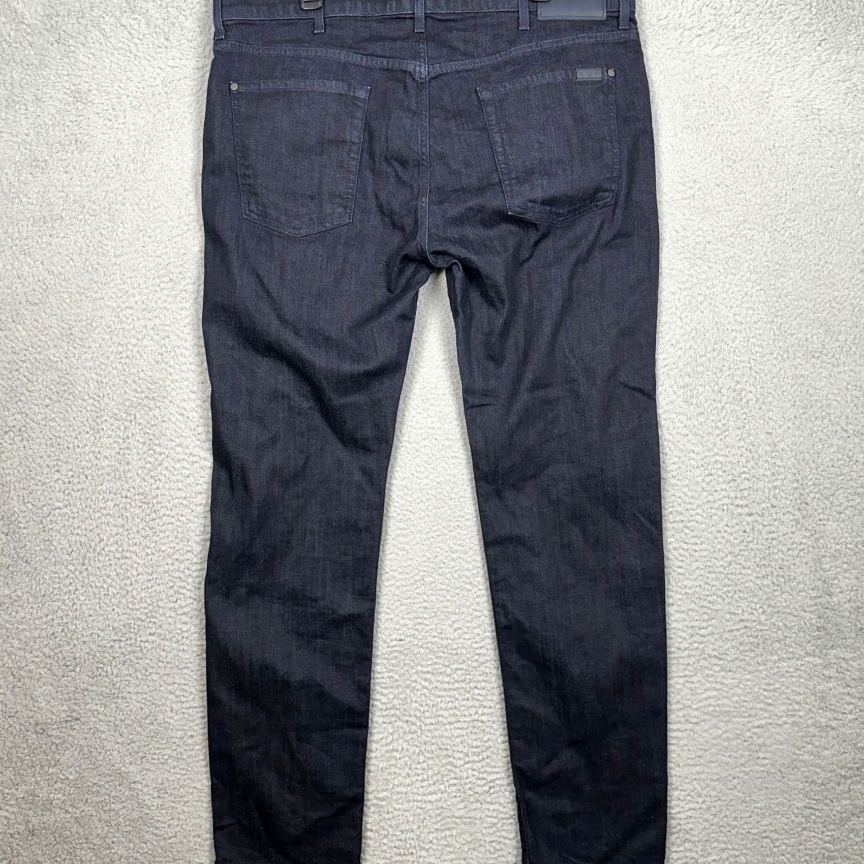 7 For All Mankind 7 For All Mankind Slimmy Luxe Performance Jeans Mens 40 Blue Slim Straight Denim Size US 40 / EU 56 - 2 Thumbnail