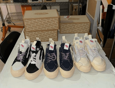 Advisory Board Crystals × Vans 9.5 Abc. x Vans SK8-HI EXT Shoe Ecru Nimbus Cloud White Bone Size US 9.5 / EU 42-43 - 6 Thumbnail