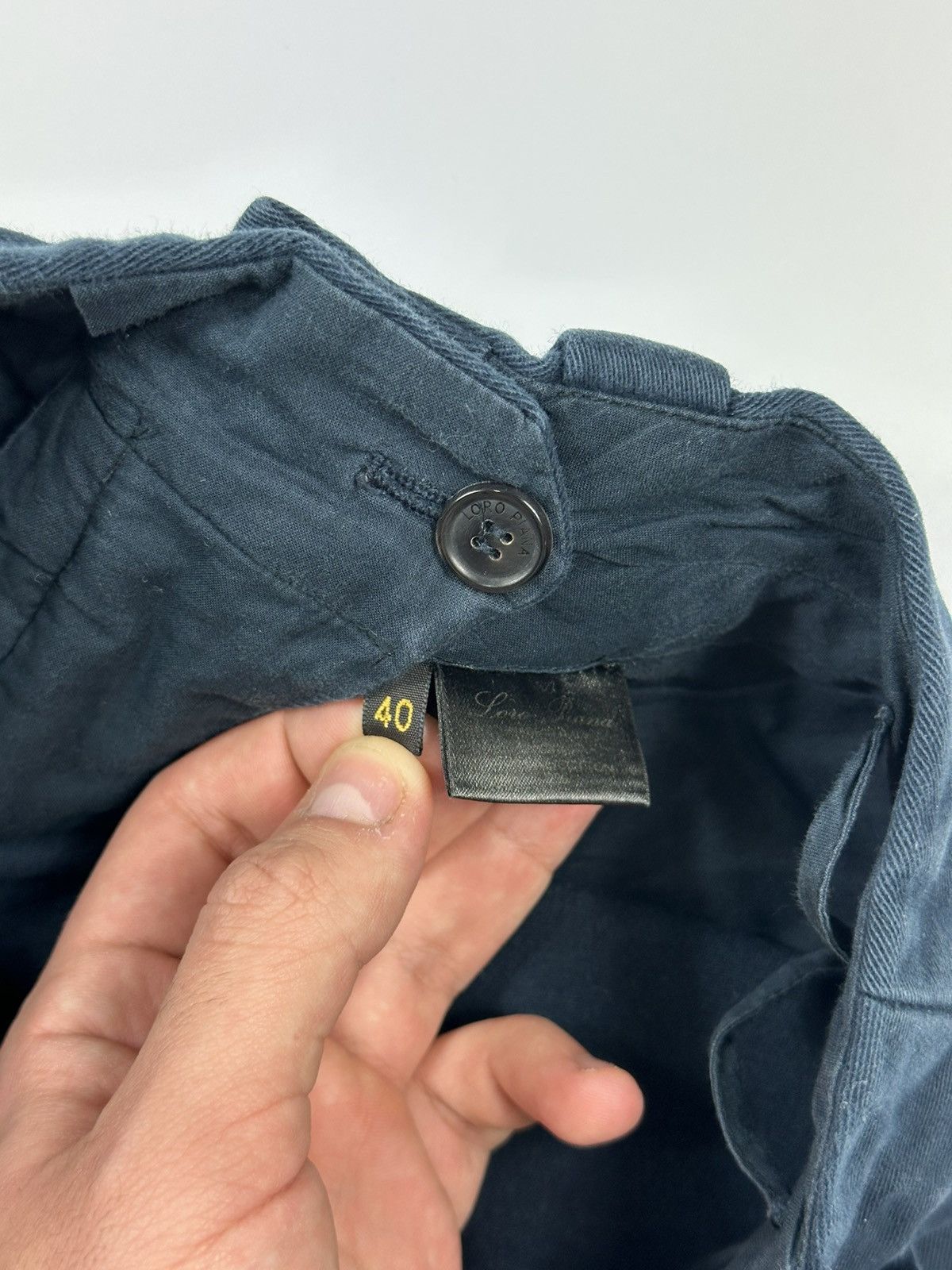 Loro Piana Loro Piana Casual Pants 40 IT Size Blue Size 27" / US 4 / IT 40 - 14 Thumbnail