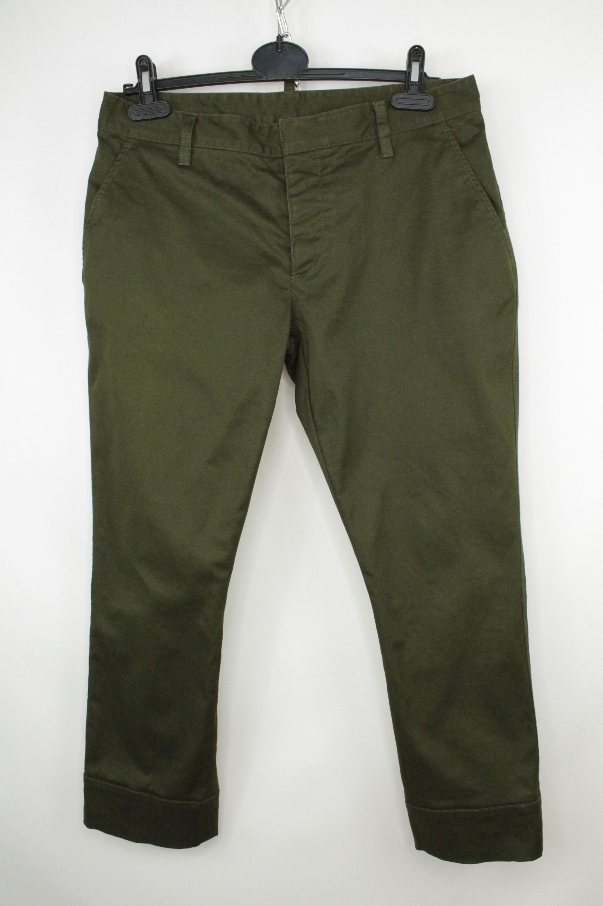 Dsquared2 Dsquared2 Twill Stretch Cotton Cropped Chino Pants Women's Size 27" / US 4 / IT 40 - 1 Thumbnail