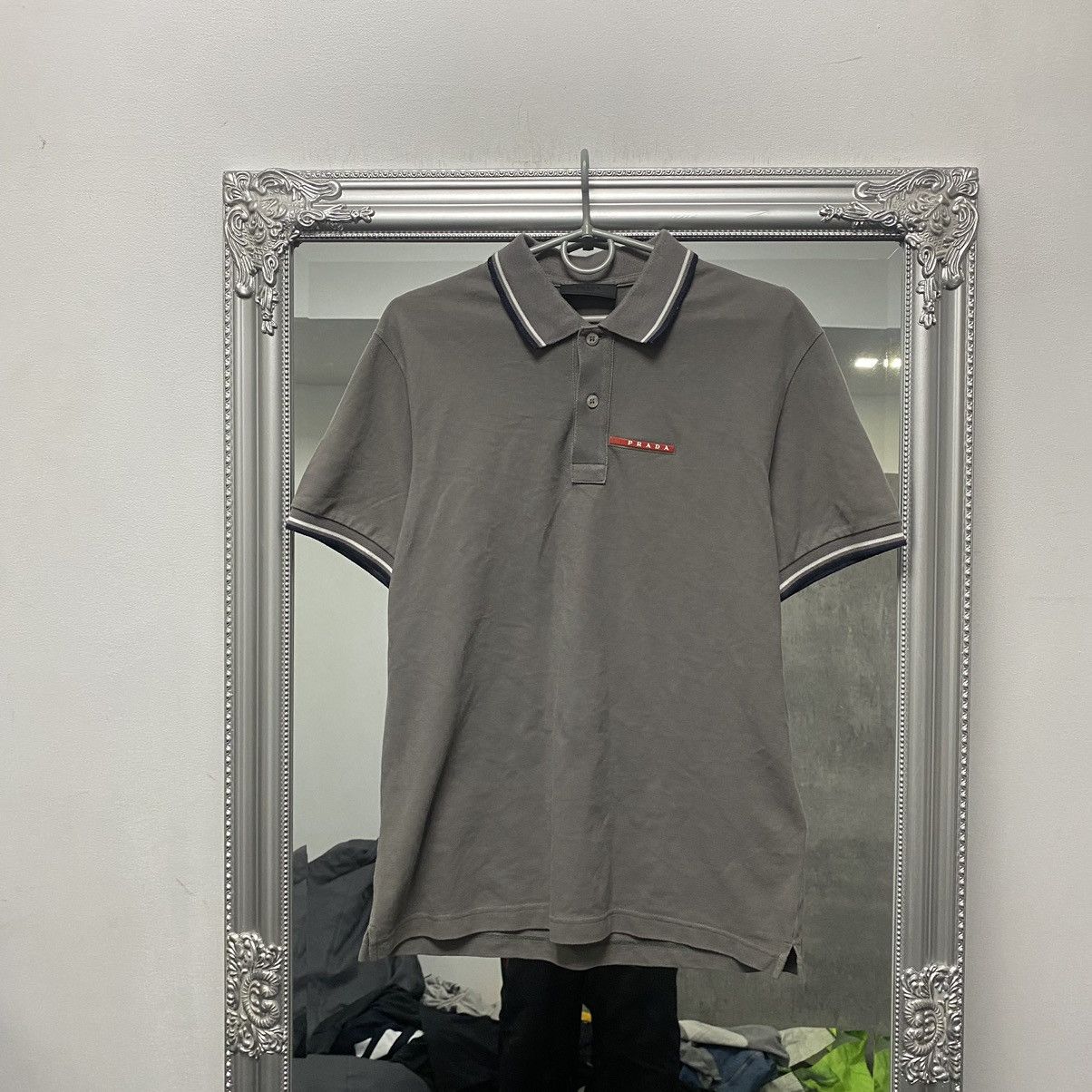 Prada Vintage Prada Polo T-Shirt Luxury Size US M / EU 48-50 / 2 - 1 Thumbnail