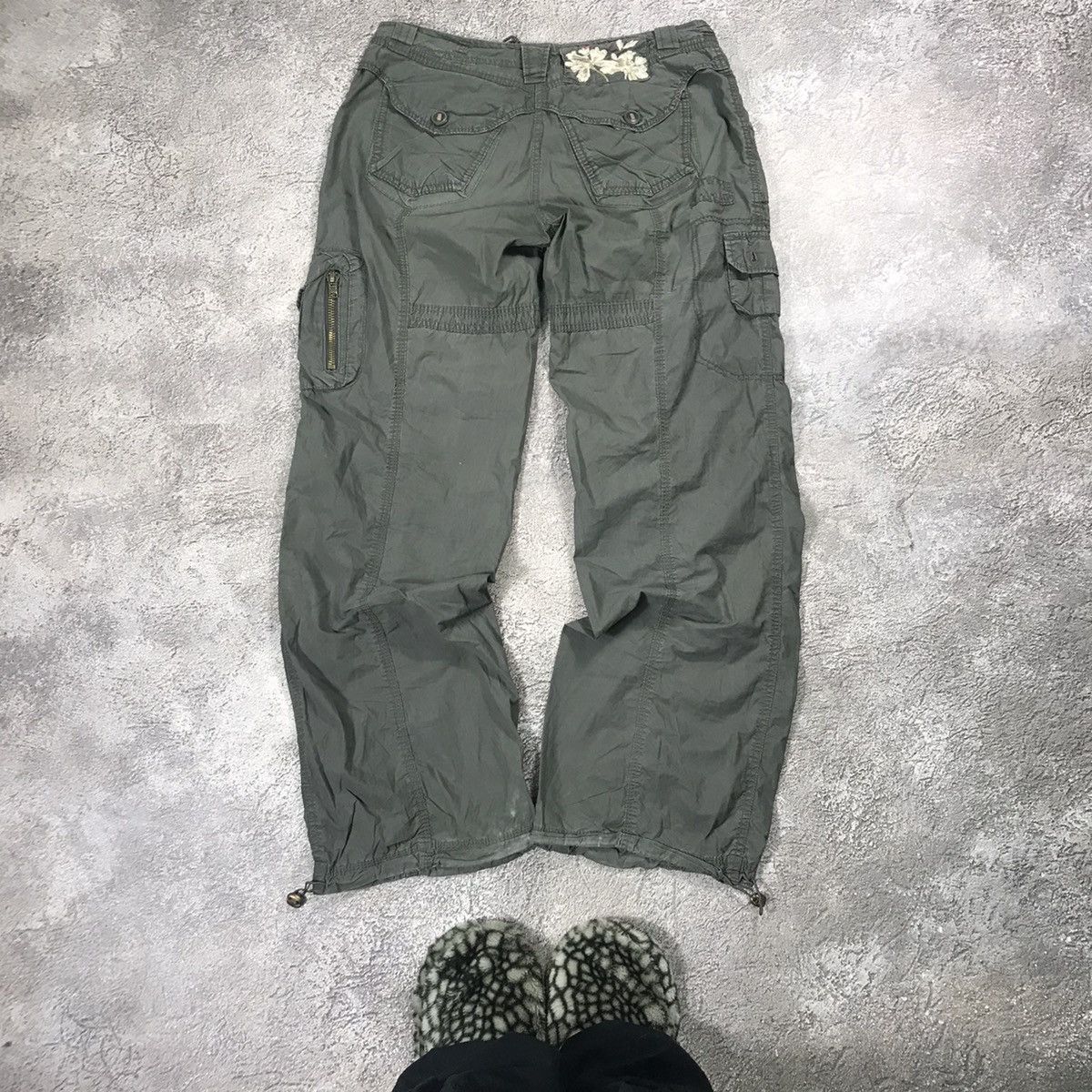 Vintage Vintage Y2K Baggy Cargo Pants Parachute Streetwear Logo 30 Size 30" / US 8 / IT 44 - 5 Thumbnail