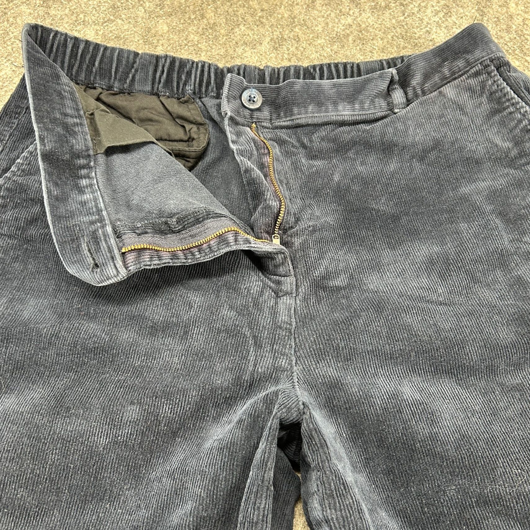Vintage LL Bean Pants Women 16 Blue Chino Corduroy Straight Classic Fit Cotton Stretch Jeans Trousers Casual Womens Boyfriend? Size 38" / US 16 / IT 52 - 2 Thumbnail