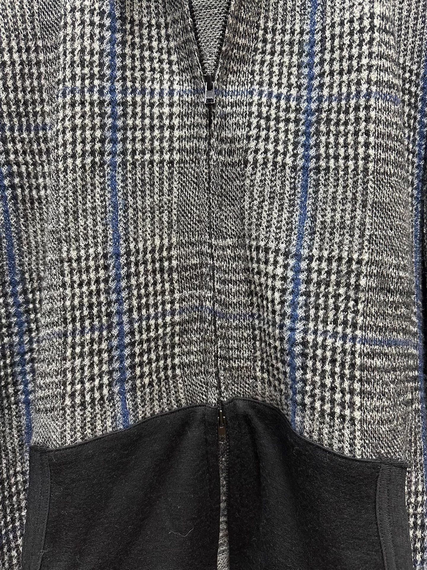 Yohji Yamamoto Yohji Yamamoto Pour Homme Wool Check Hooded Jacket Size US L / EU 52-54 / 3 - 6 Thumbnail